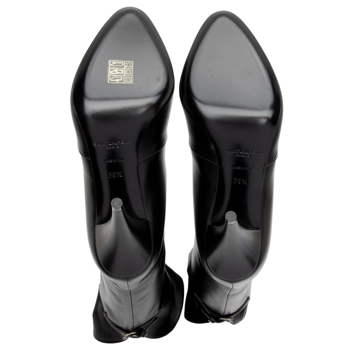 Saint Laurent Lambskin Koller Boots - Size 6.5 / 36.5 tuOmY5