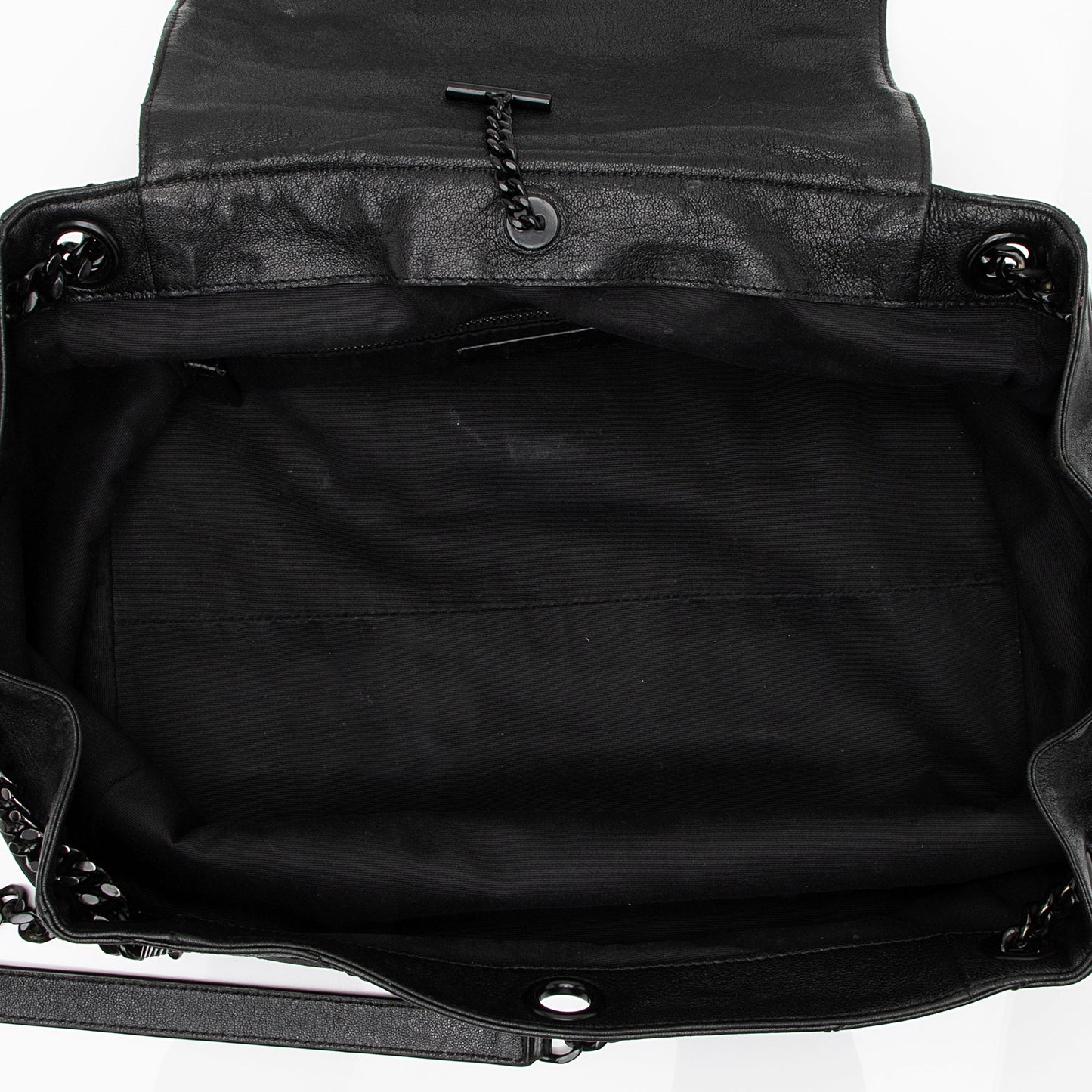 Saint Laurent Lambskin Large Monogram Nolita Bag 23575