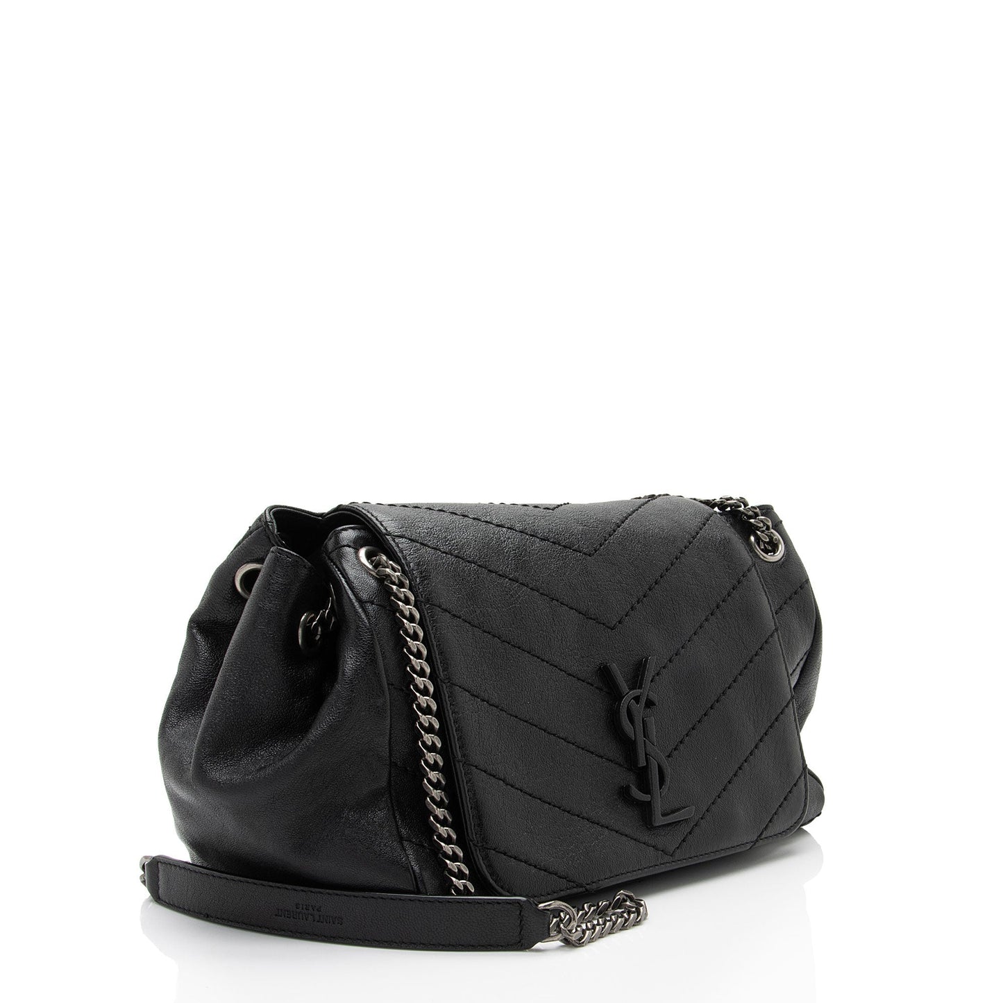 Saint Laurent Lambskin Monogram Nolita Small Flap Bag f0gUjx