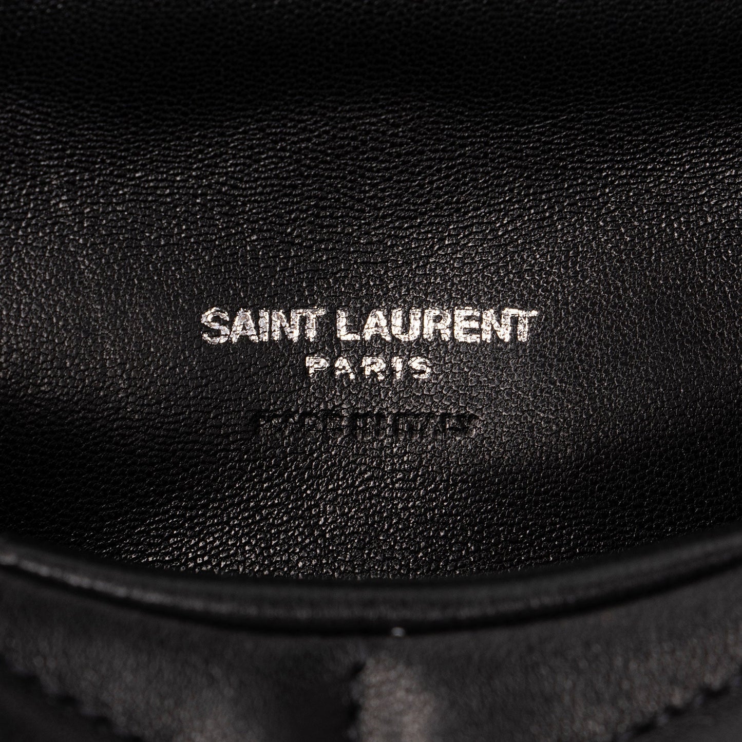Saint Laurent Lambskin Monogram Puffer LouLou Small Clutch mMsAcC