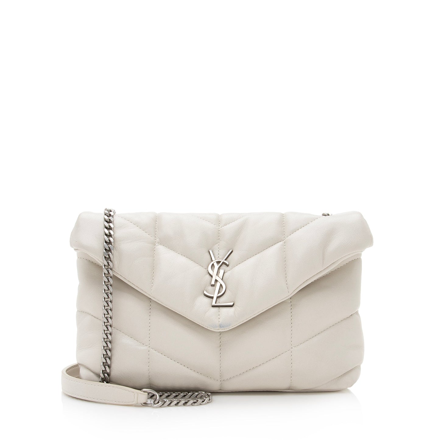 Saint Laurent Lambskin Puffer LouLou Toy Shoulder Bag 22629