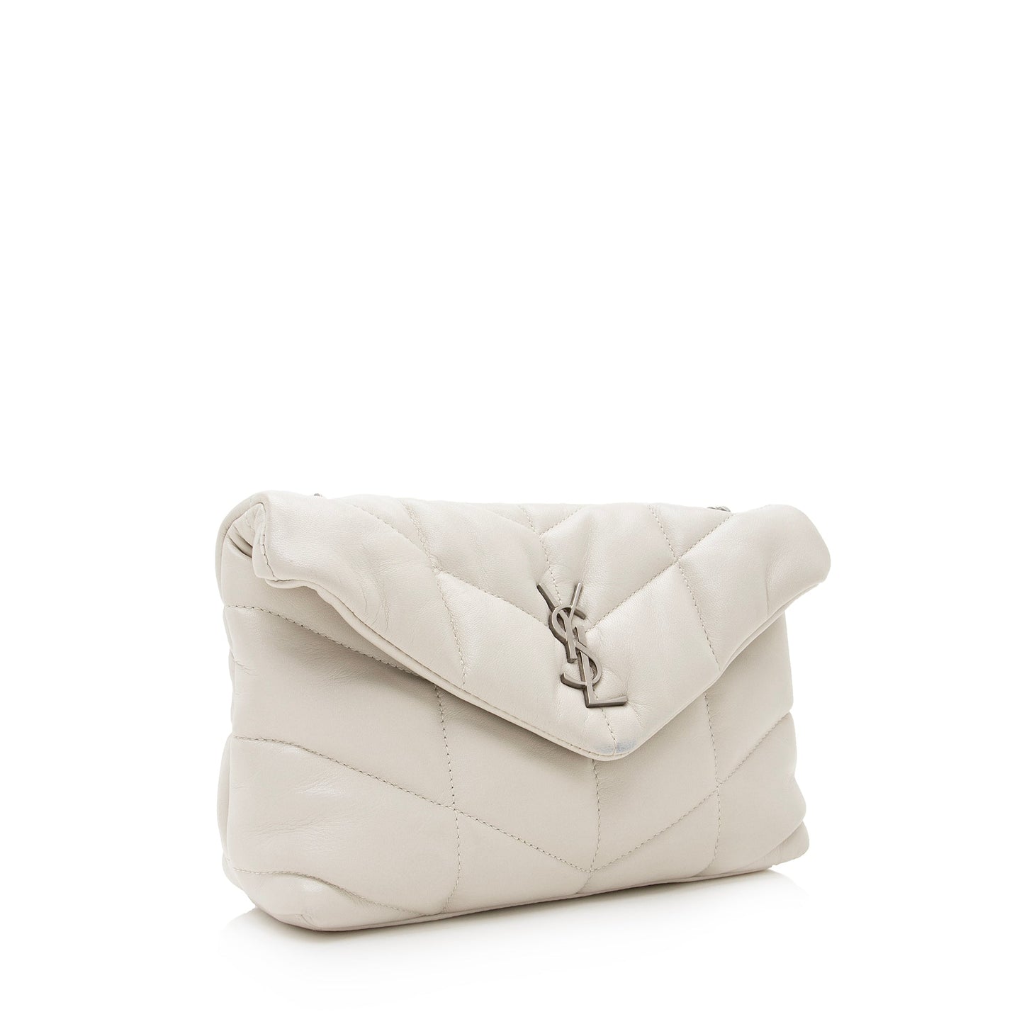 Saint Laurent Lambskin Puffer LouLou Toy Shoulder Bag 22629