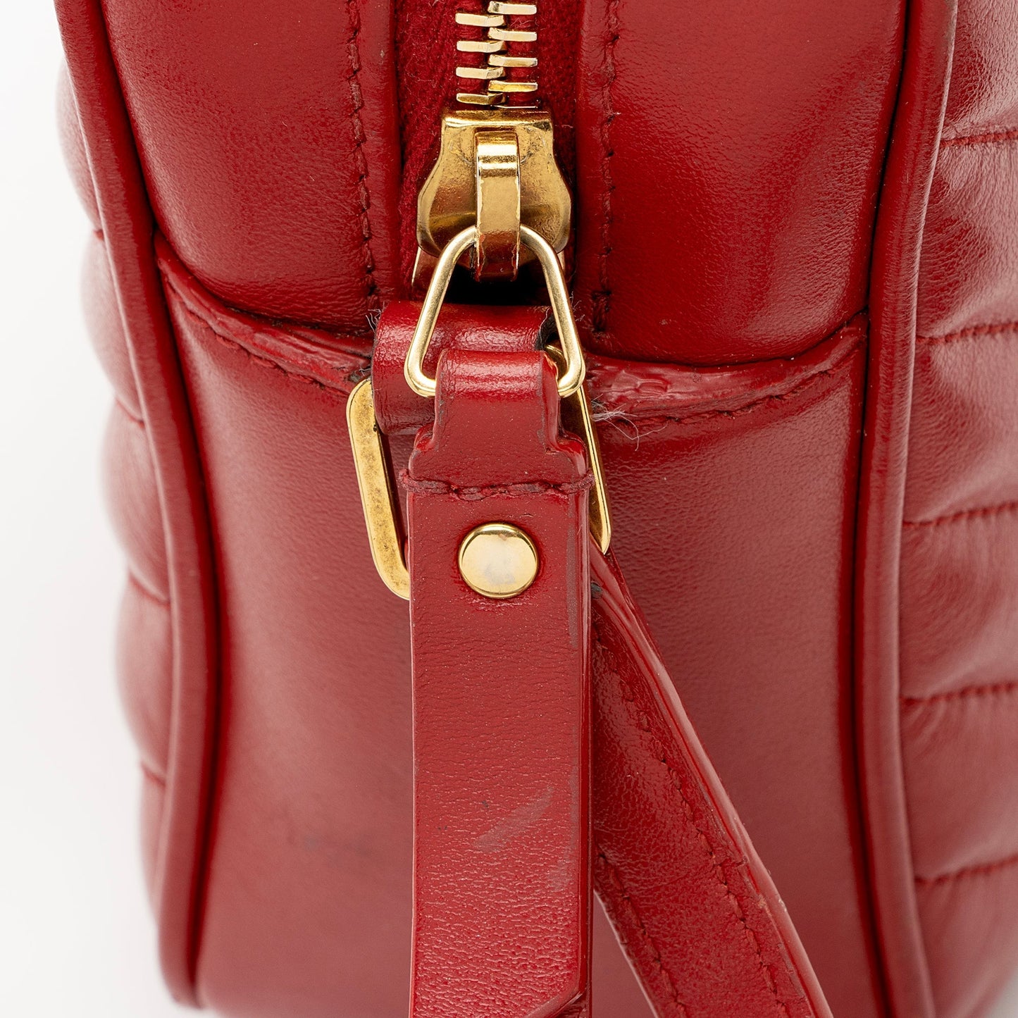 Saint Laurent Matelasse Calfskin Monogram Lou Camera Bag 22724