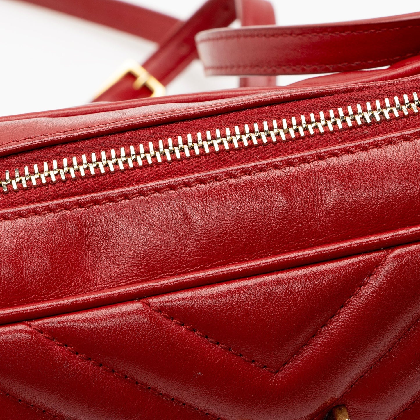 Saint Laurent Matelasse Calfskin Monogram Lou Camera Bag 22724