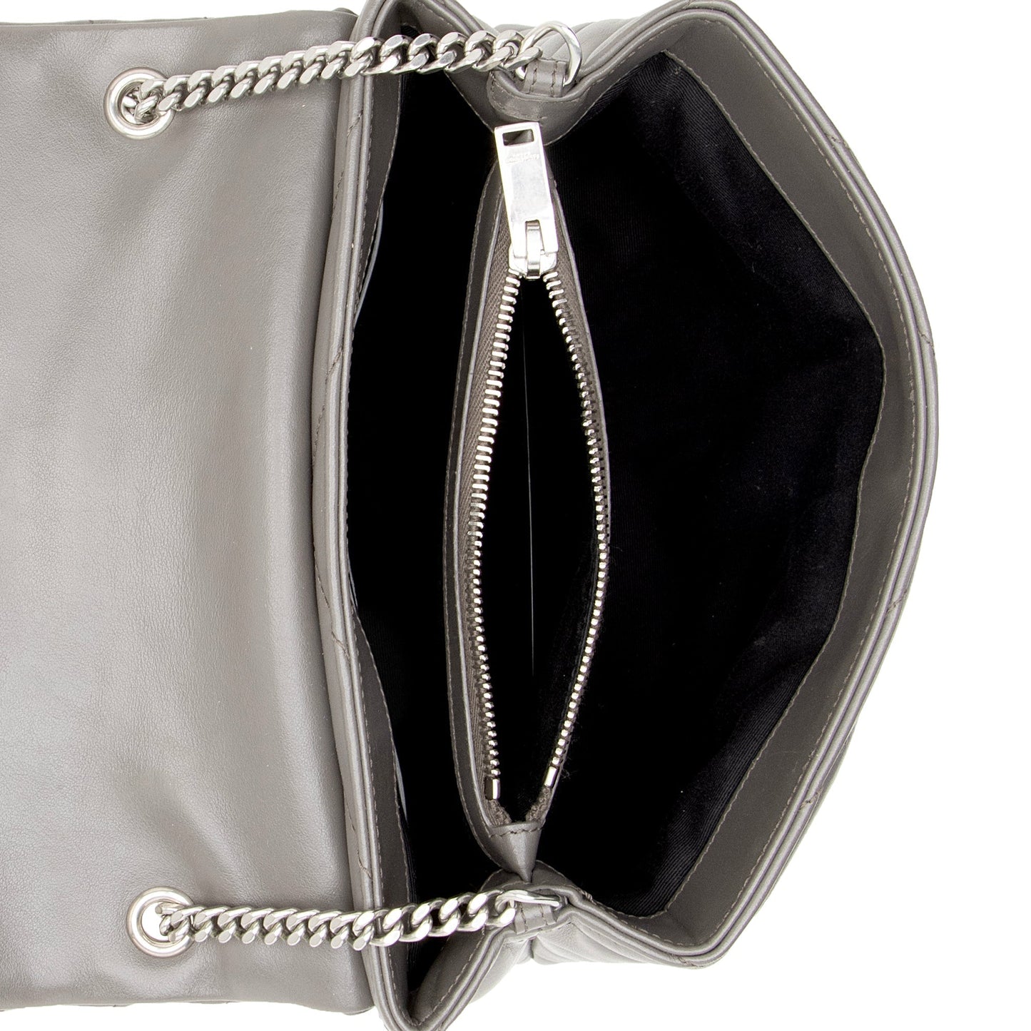 Saint Laurent Matelasse Calfskin LouLou Chain Small Crossbody Bag 22723
