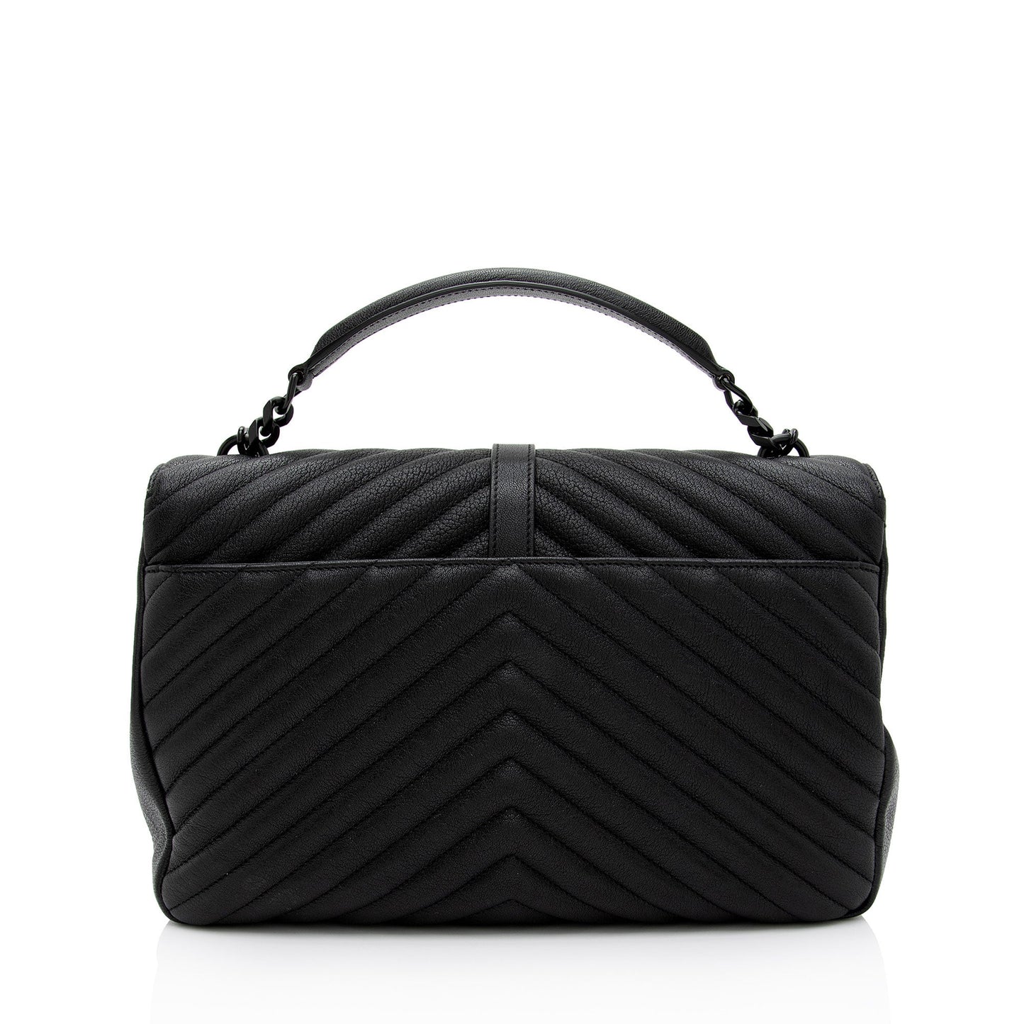 Saint Laurent Matelasse Calfskin Monogram College Large Shoulder Bag K7F9Zp
