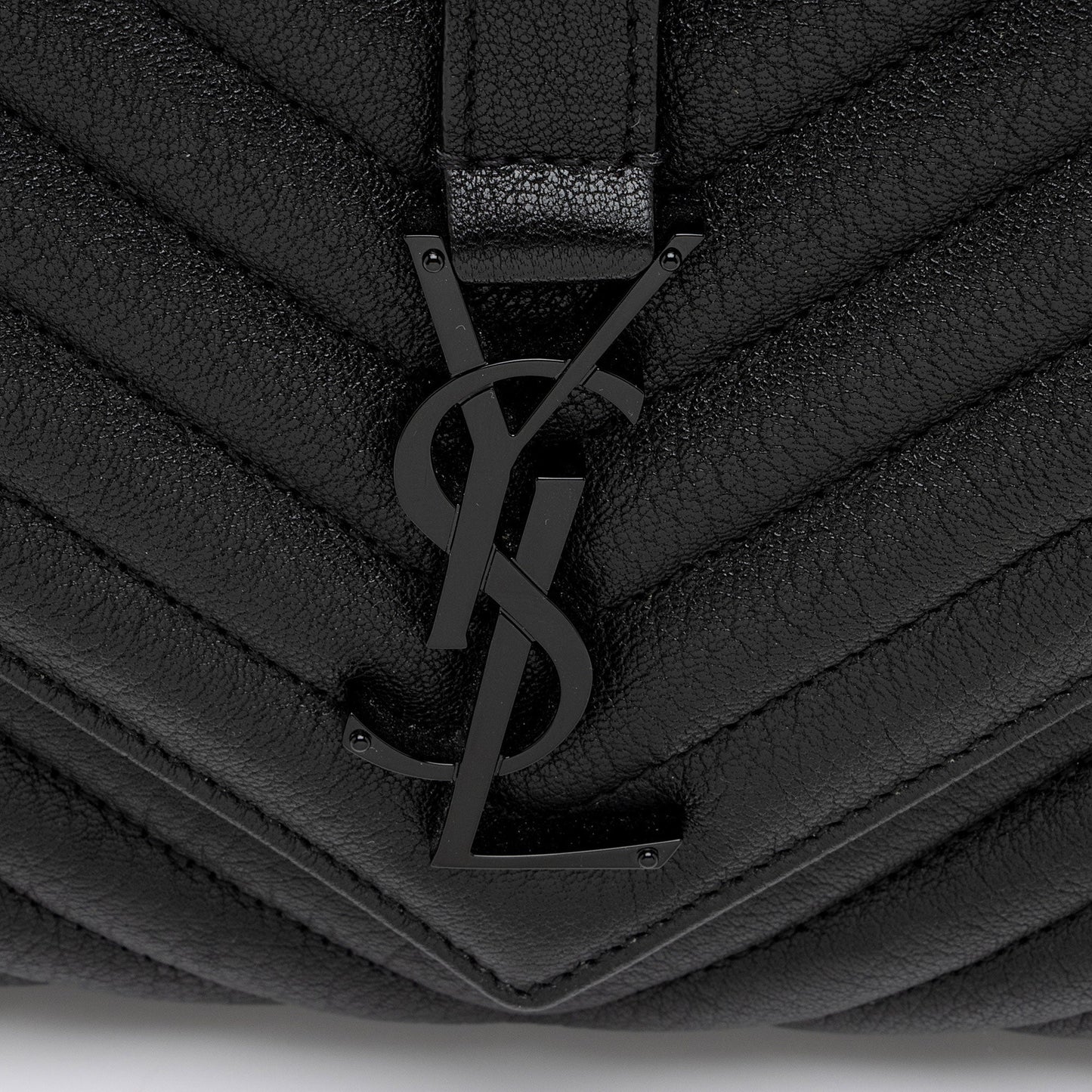 Saint Laurent Matelasse Calfskin Monogram College Large Shoulder Bag K7F9Zp