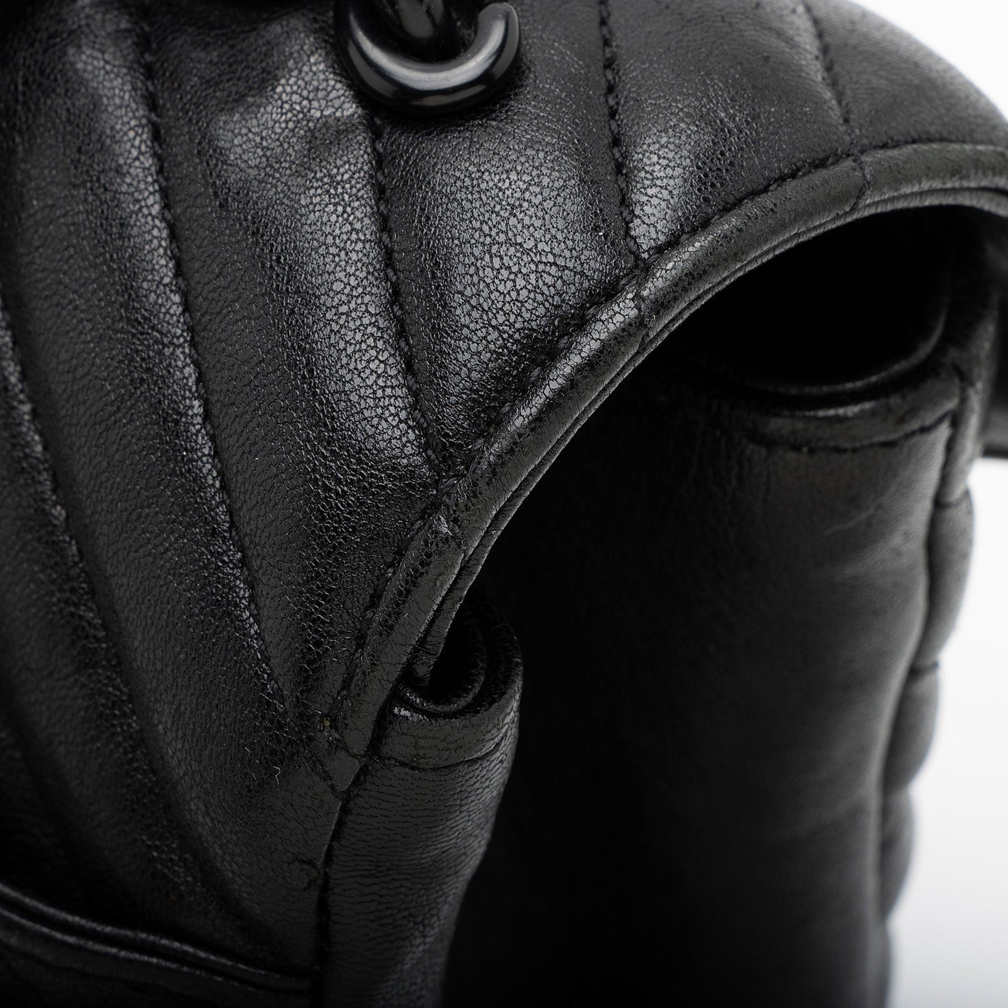 Saint Laurent Matelasse Calfskin Monogram College Large Shoulder Bag NTG48D