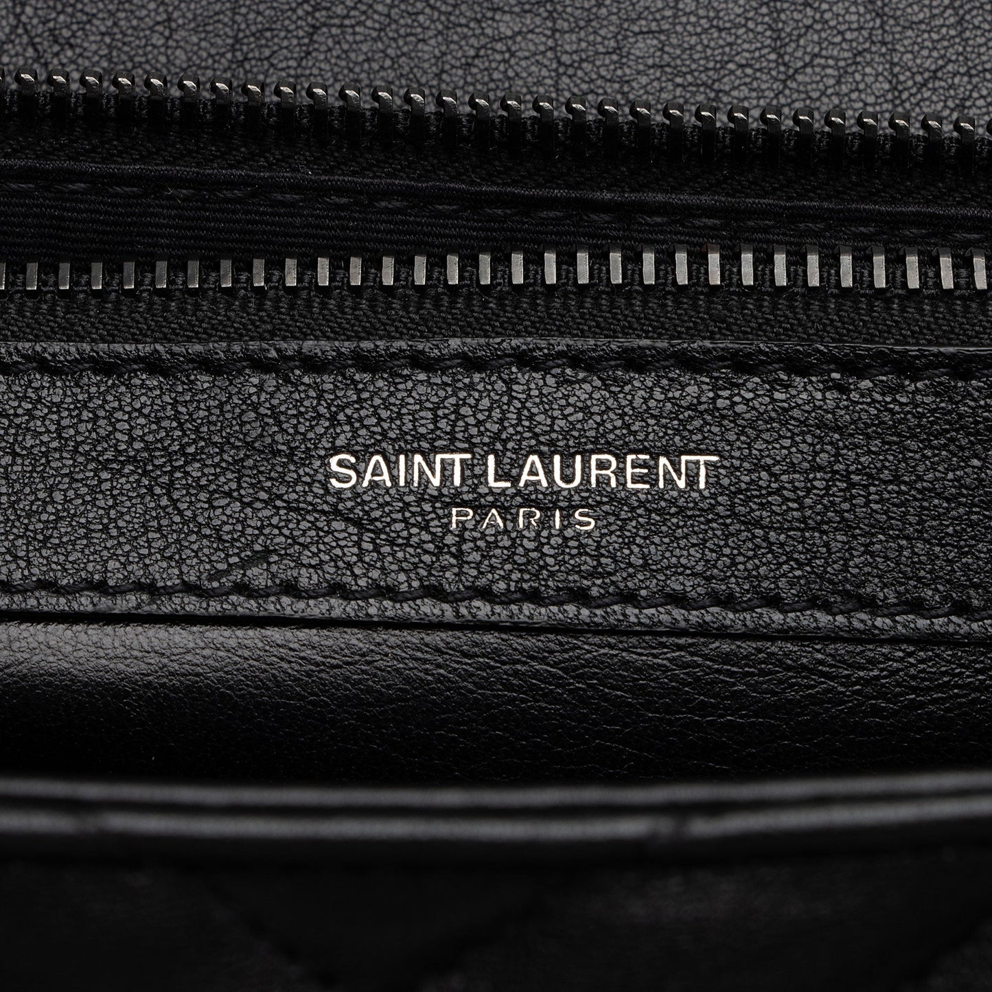 Saint Laurent Matelasse Calfskin Monogram College Large Shoulder Bag NTG48D