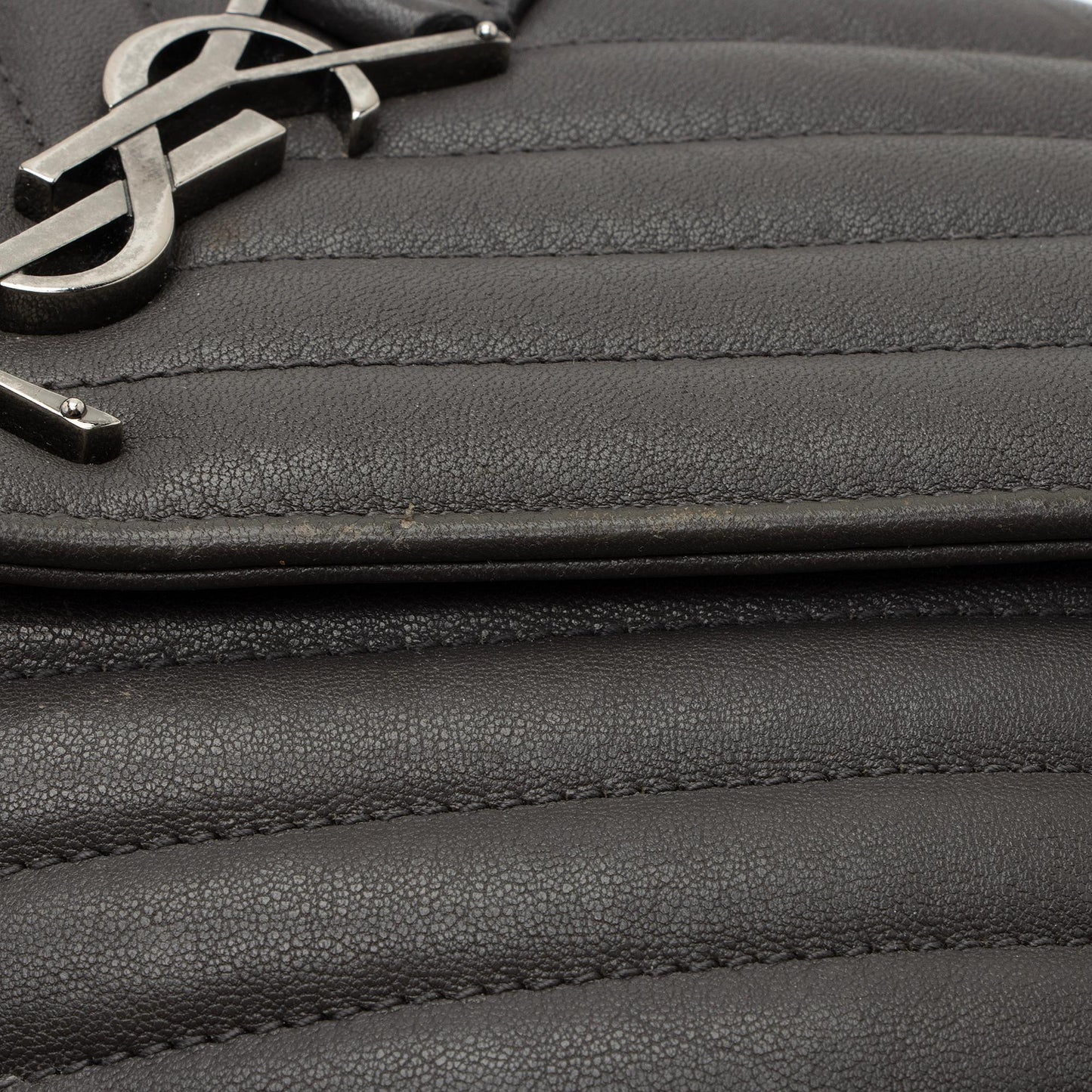 Saint Laurent Matelasse Calfskin Monogram College Medium Shoulder Bag VVdWy3