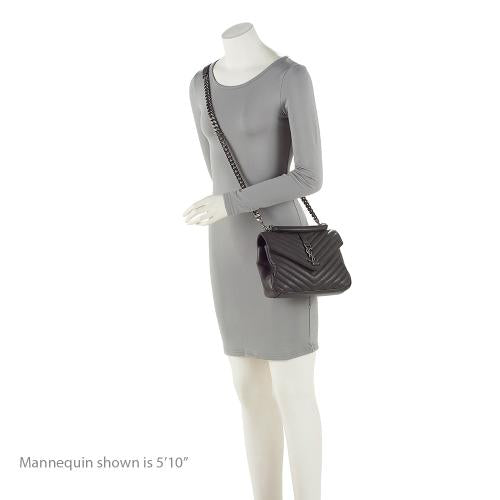 Saint Laurent Matelasse Calfskin Monogram College Medium Shoulder Bag VVdWy3