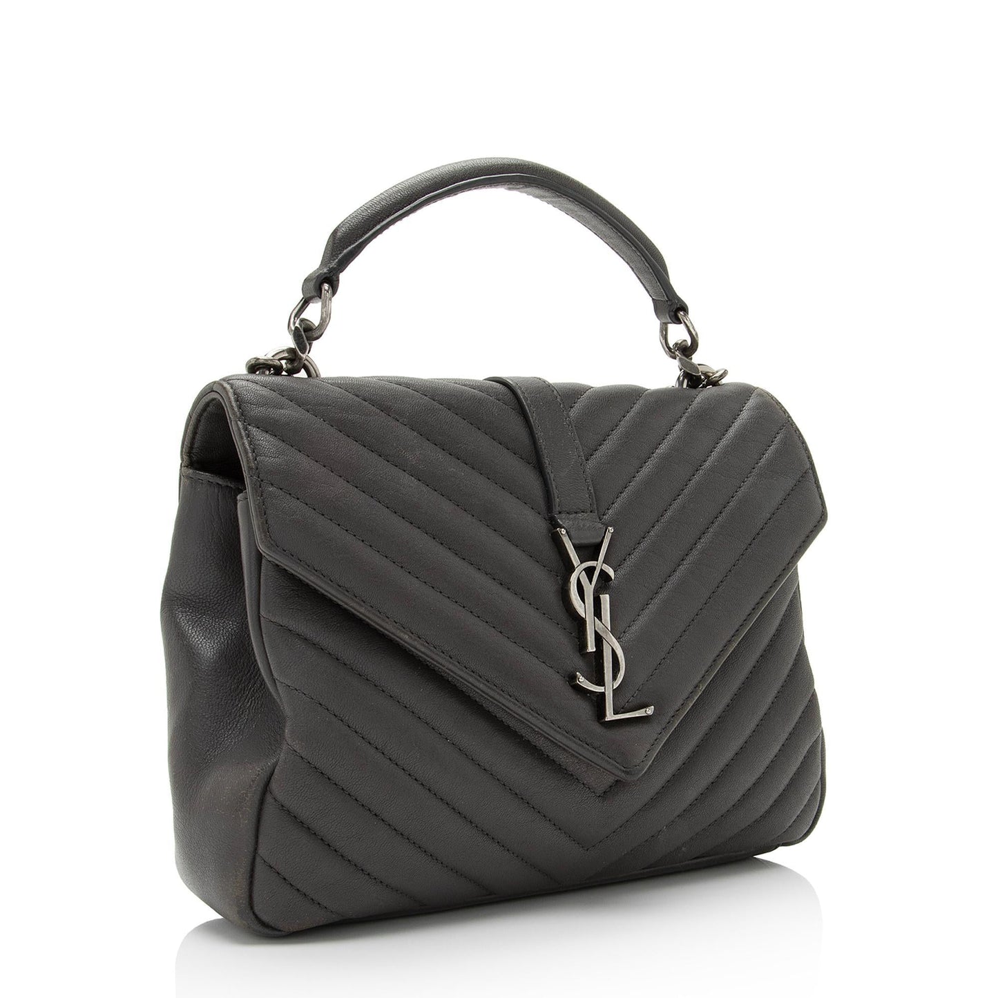 Saint Laurent Matelasse Calfskin Monogram College Medium Shoulder Bag VVdWy3