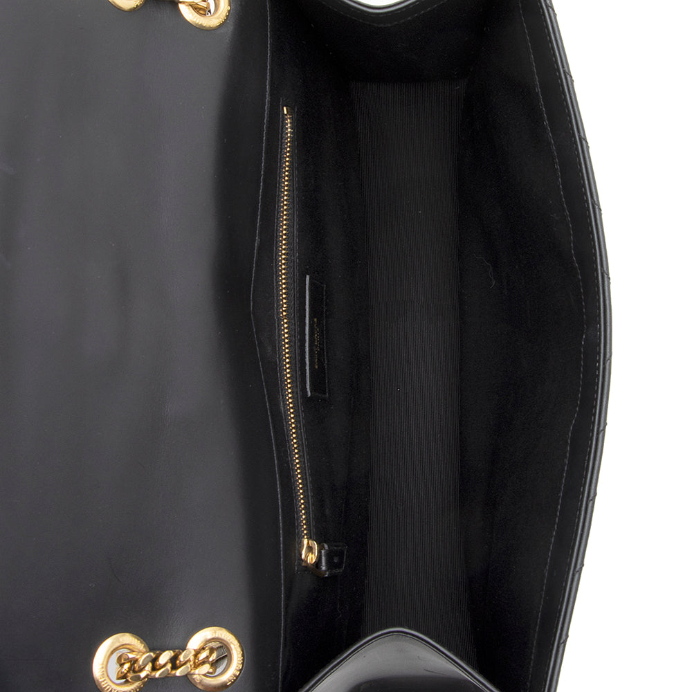 Saint Laurent Matelasse Calfskin Monogram Large Envelope Bag 19628