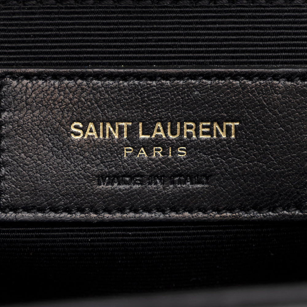 Saint Laurent Matelasse Calfskin Monogram Large Envelope Bag 19628