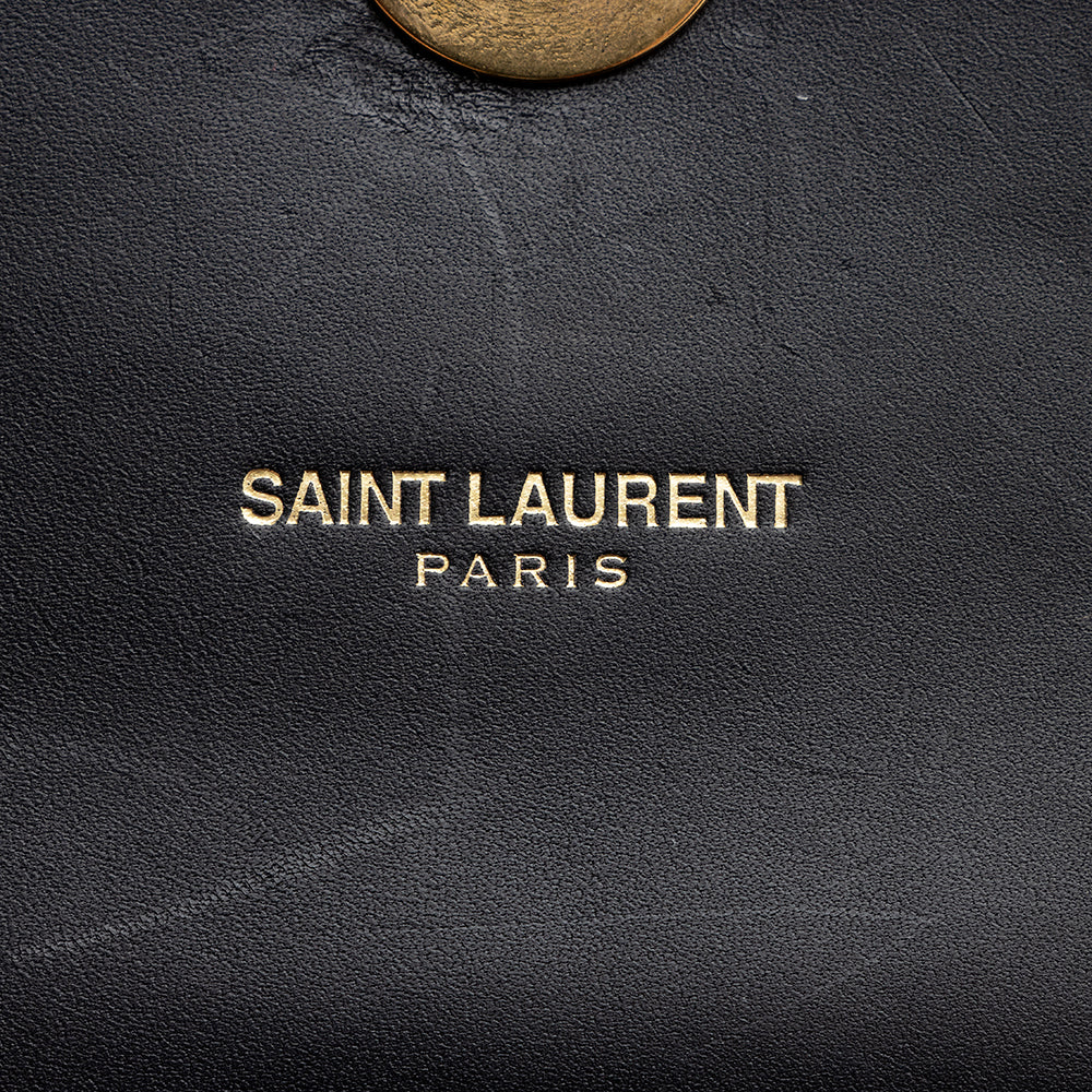 Saint Laurent Matelasse Calfskin Monogram Large Envelope Bag 19628