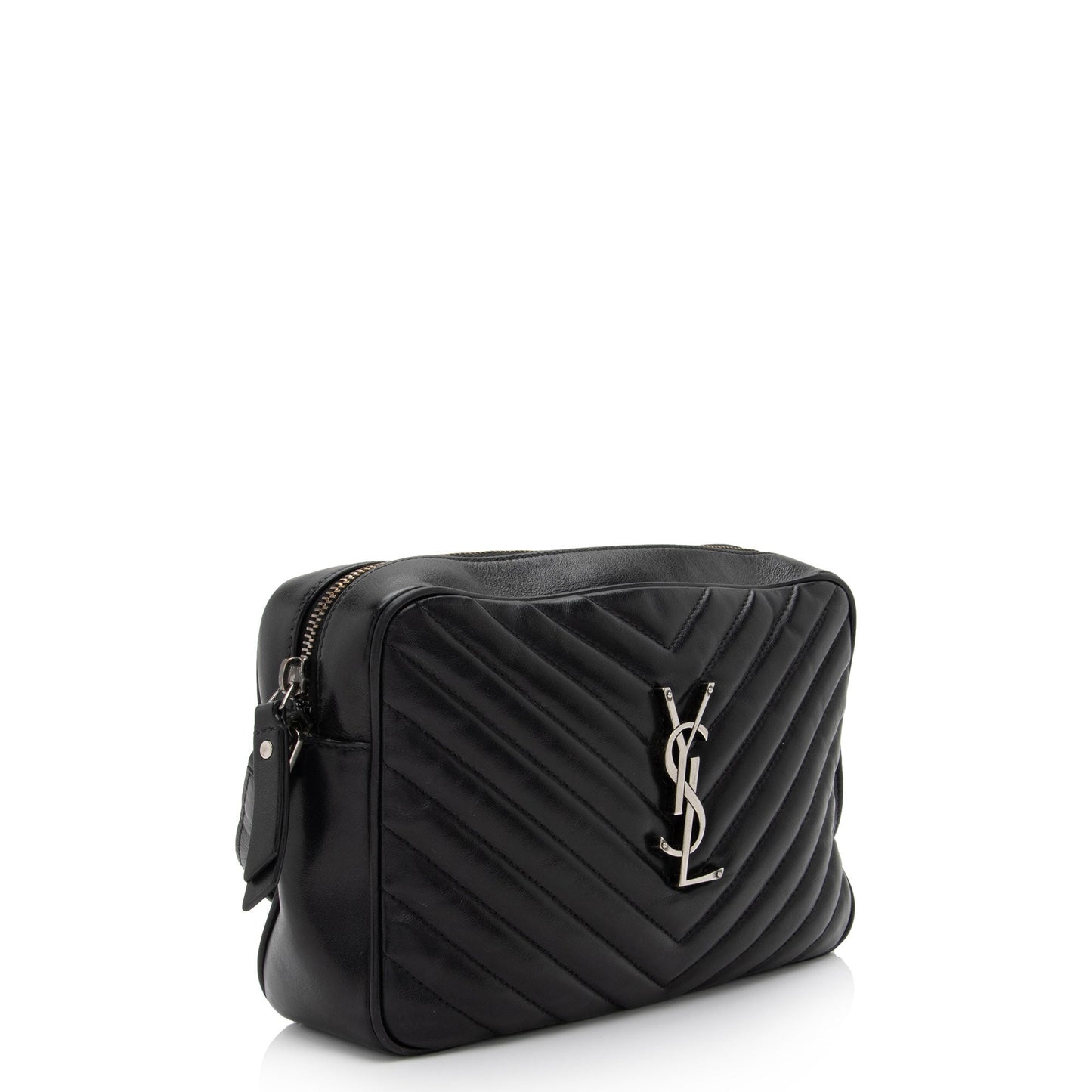 Saint Laurent Matelasse Calfskin Monogram Lou Camera Bag 017geY