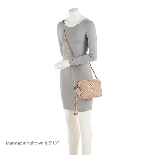 Saint Laurent Matelasse Calfskin Monogram Lou Camera Bag 3Riqa1