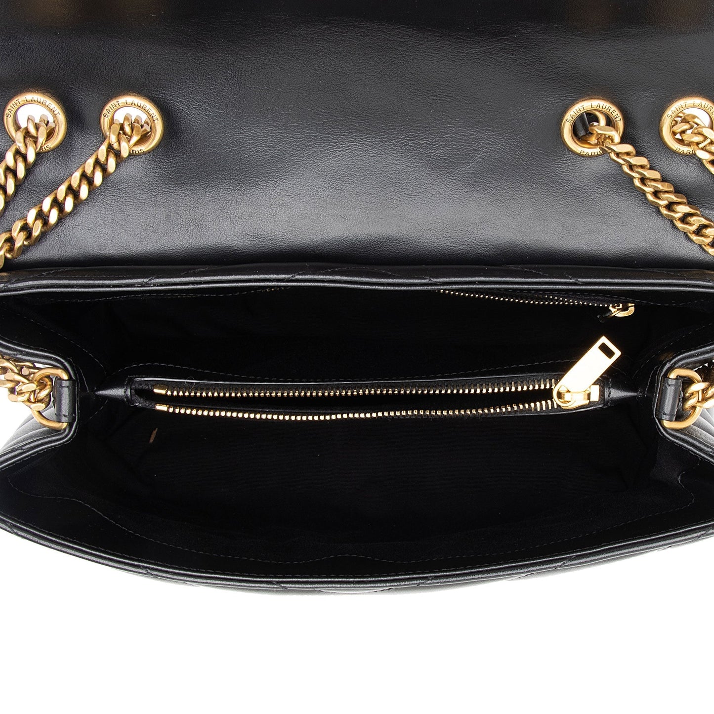 Saint Laurent Matelasse Calfskin Monogram LouLou Chain Medium Shoulder Bag sPEp1X