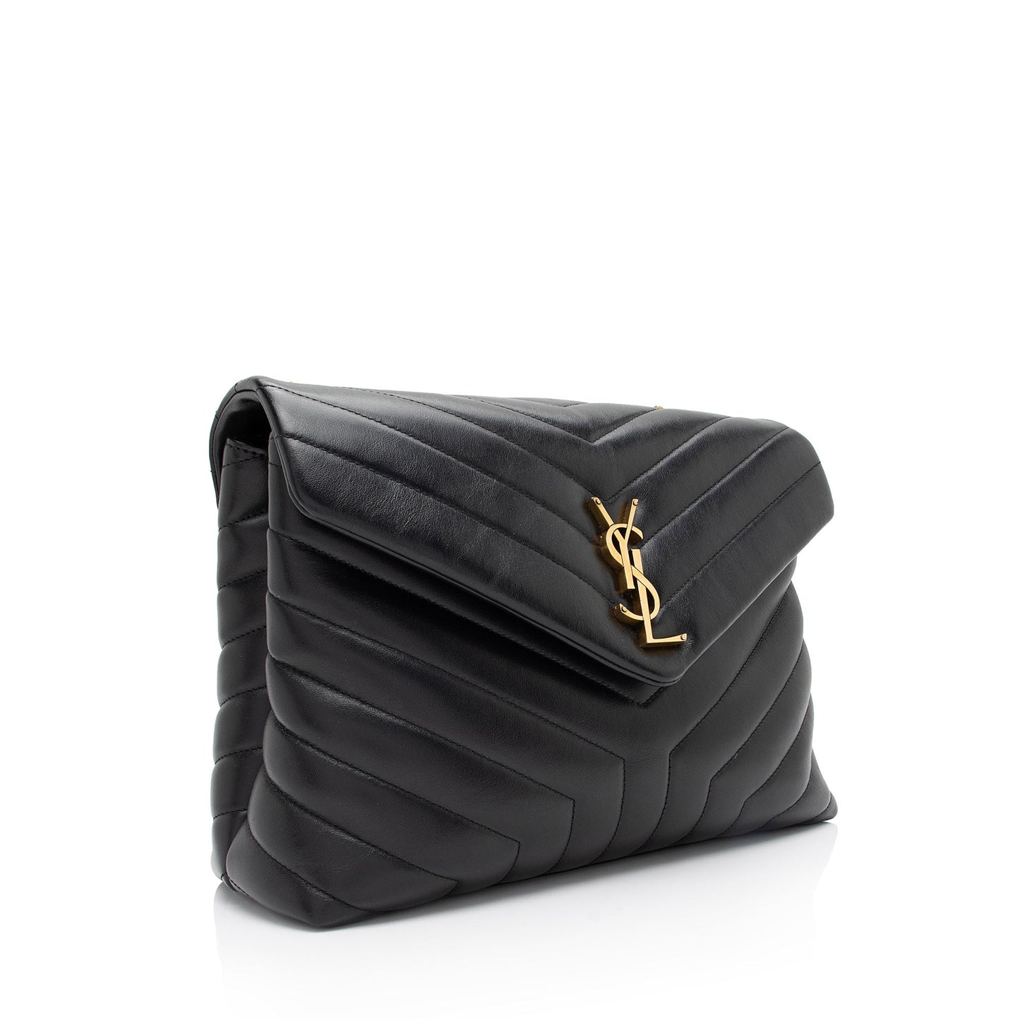 Saint Laurent Matelasse Calfskin Monogram LouLou Chain Medium Shoulder Bag sPEp1X