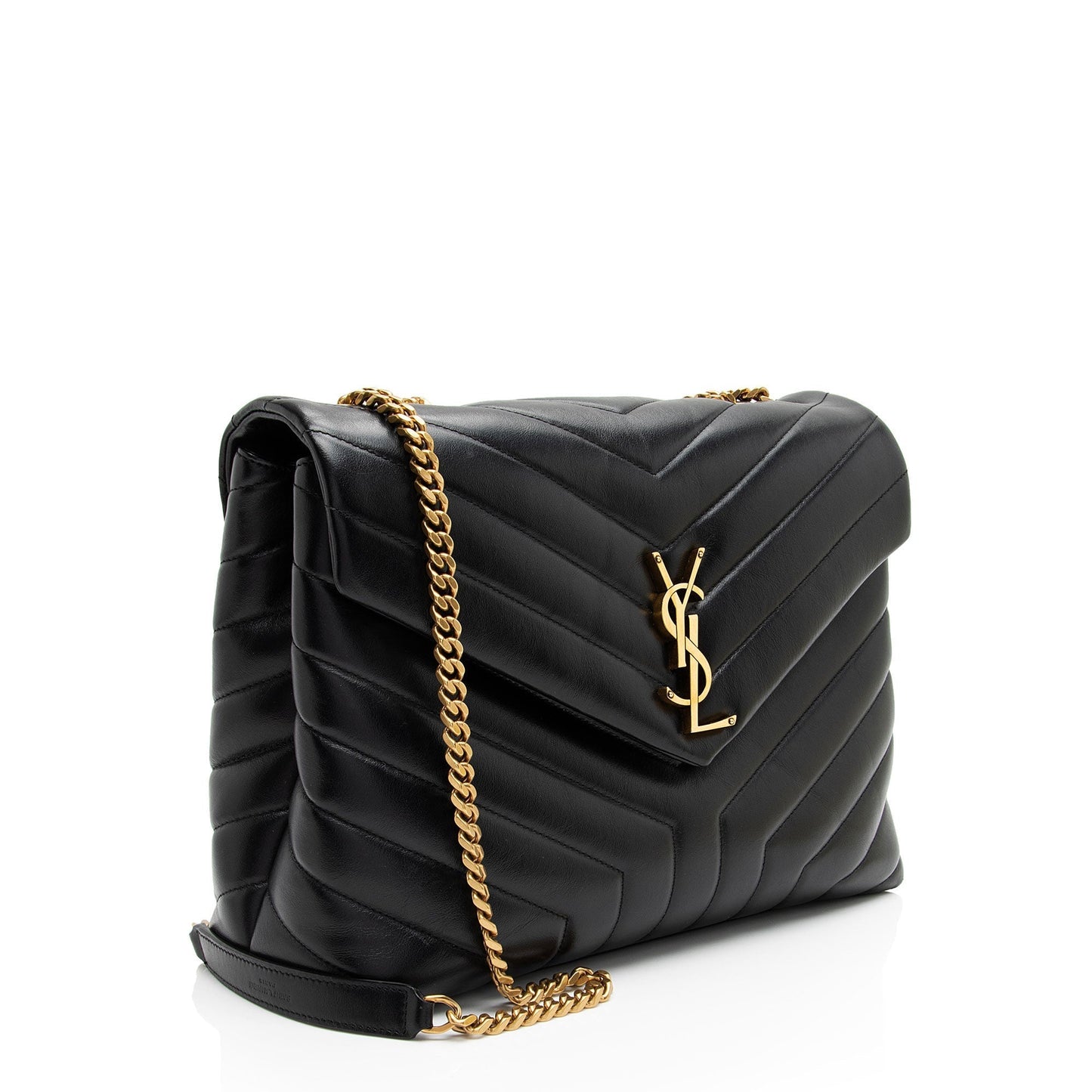Saint Laurent Matelasse Calfskin Monogram LouLou Chain Medium Shoulder Bag m6cEGy