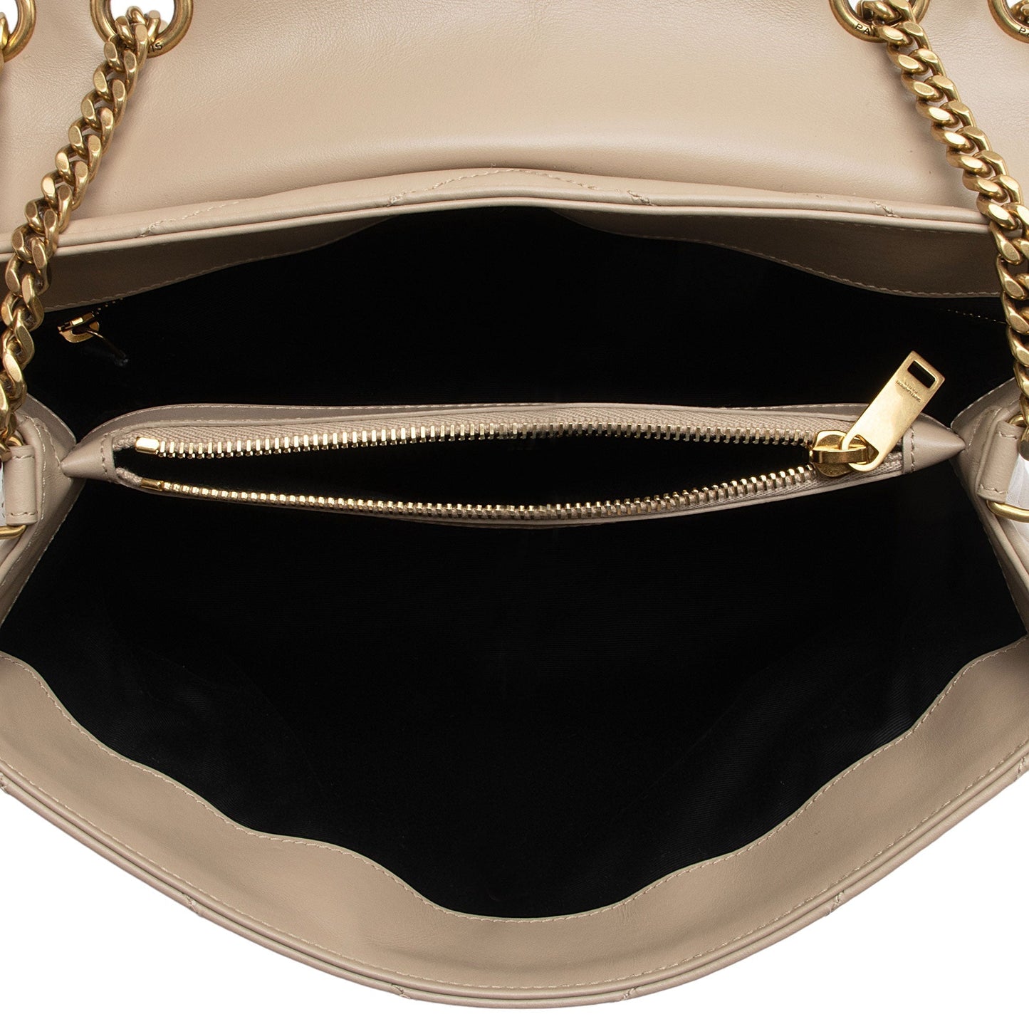Saint Laurent Matelasse Calfskin Monogram LouLou Chain Medium Shoulder Bag IR5HcO