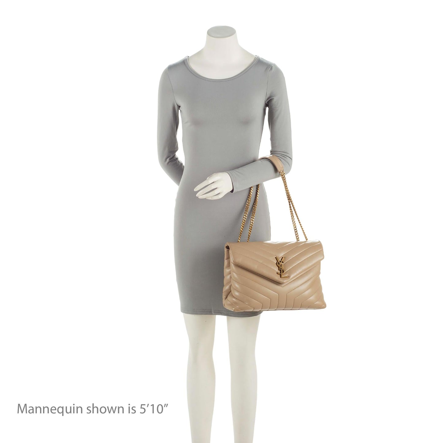Saint Laurent Matelasse Calfskin Monogram LouLou Chain Medium Shoulder Bag IR5HcO