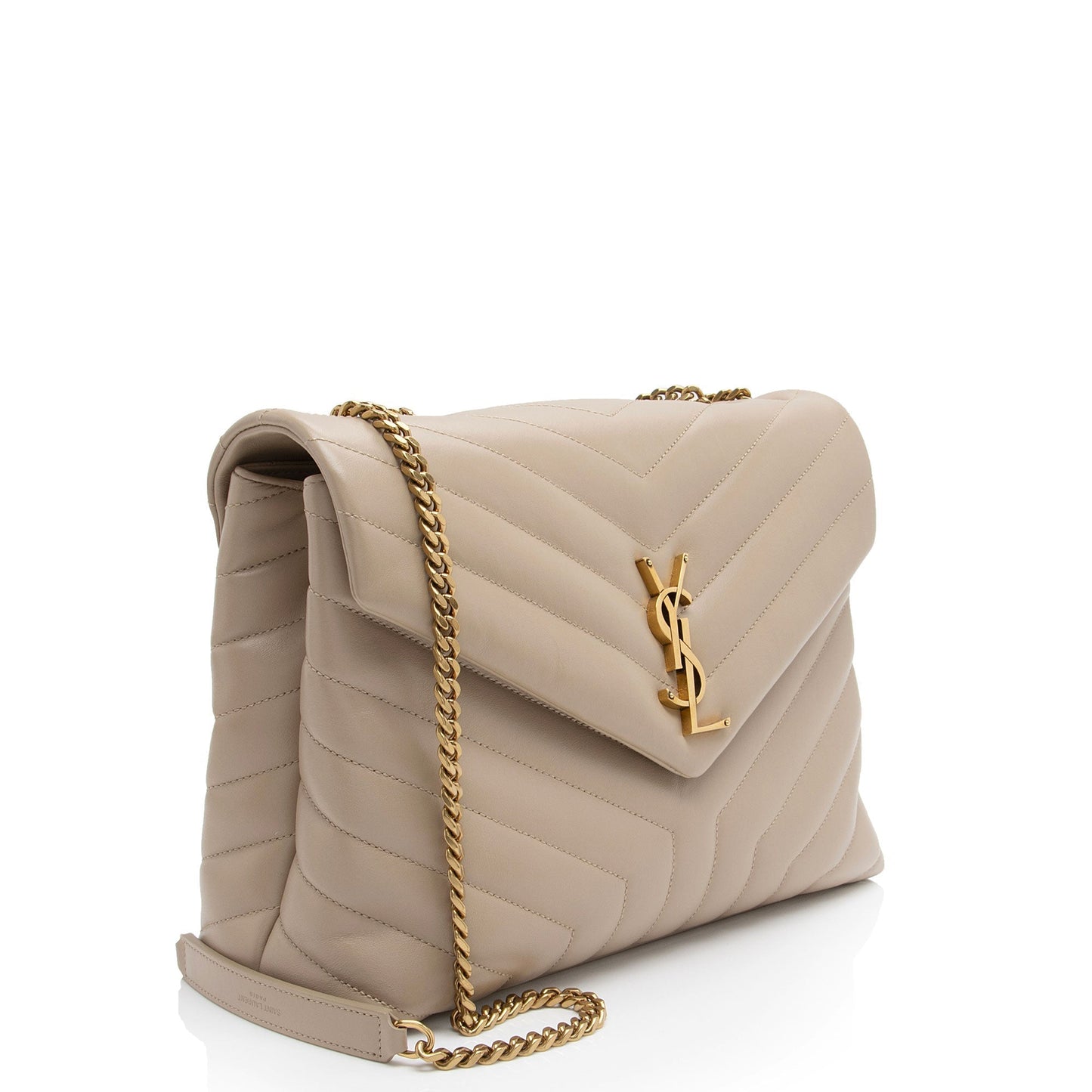 Saint Laurent Matelasse Calfskin Monogram LouLou Chain Medium Shoulder Bag IR5HcO