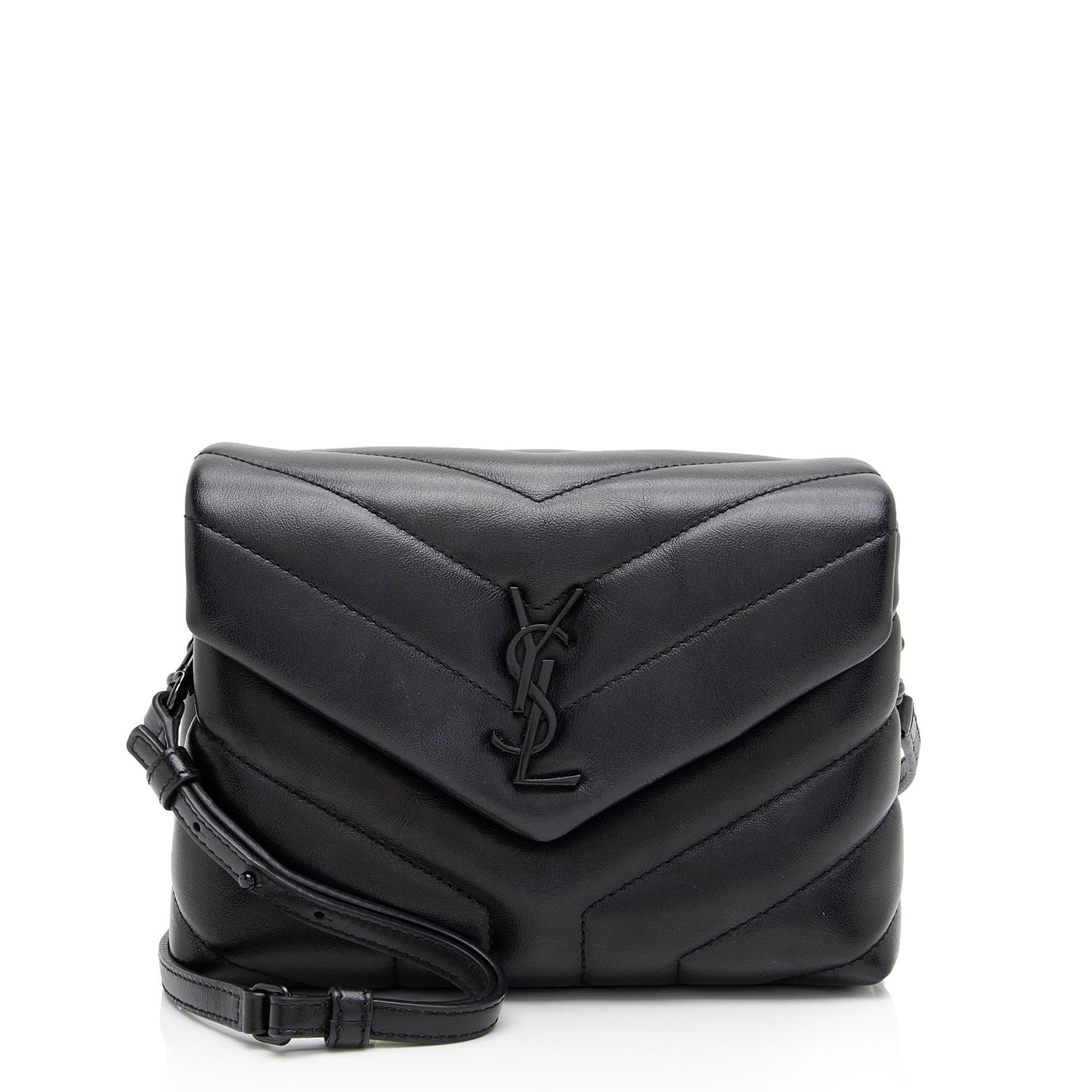 Saint Laurent Matelasse Calfskin Monogram LouLou Toy Crossbody mABiaH