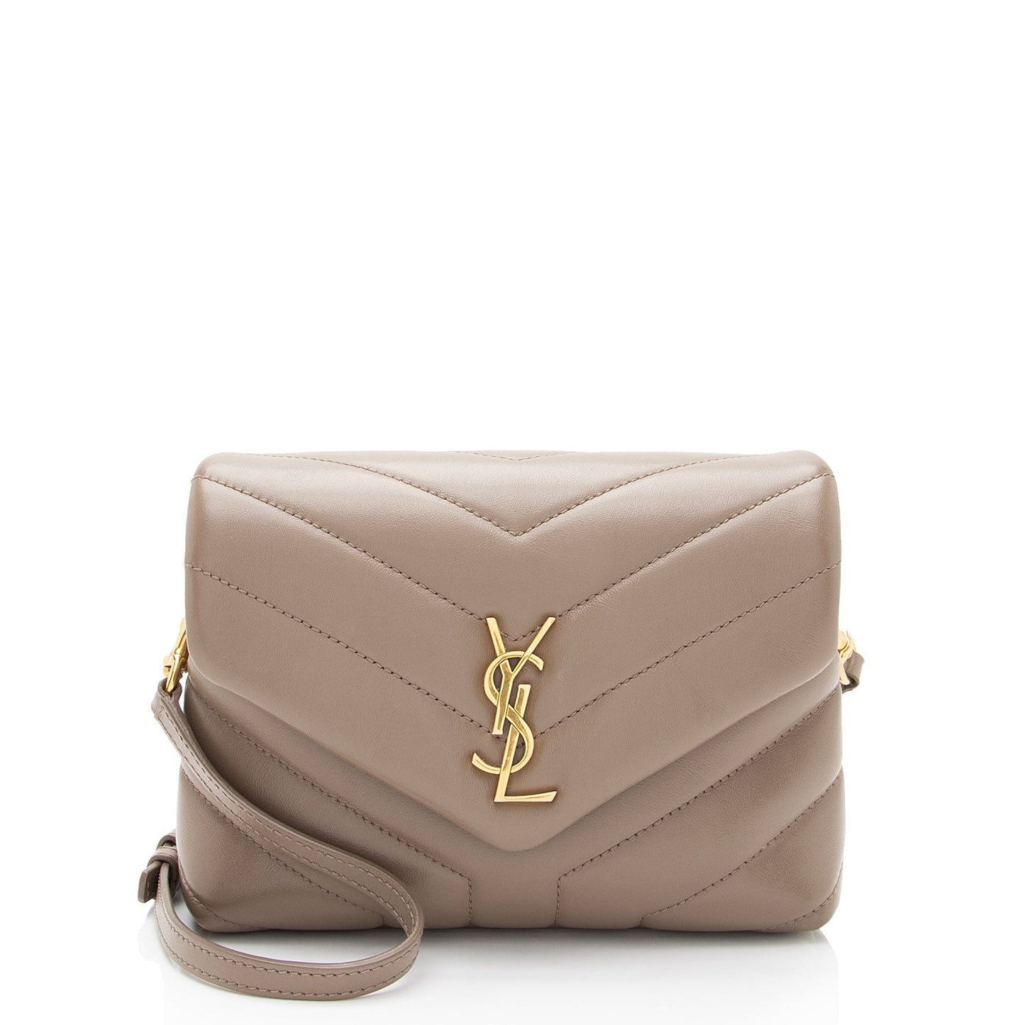 Saint Laurent Matelasse Calfskin Monogram LouLou Toy Crossbody Bag ldIeOn