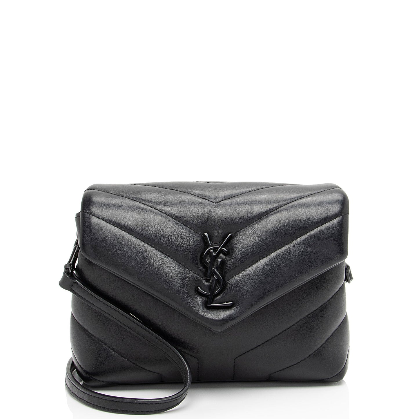 Saint Laurent Matelasse Calfskin Monogram LouLou Toy Crossbody Bag l0zOOf