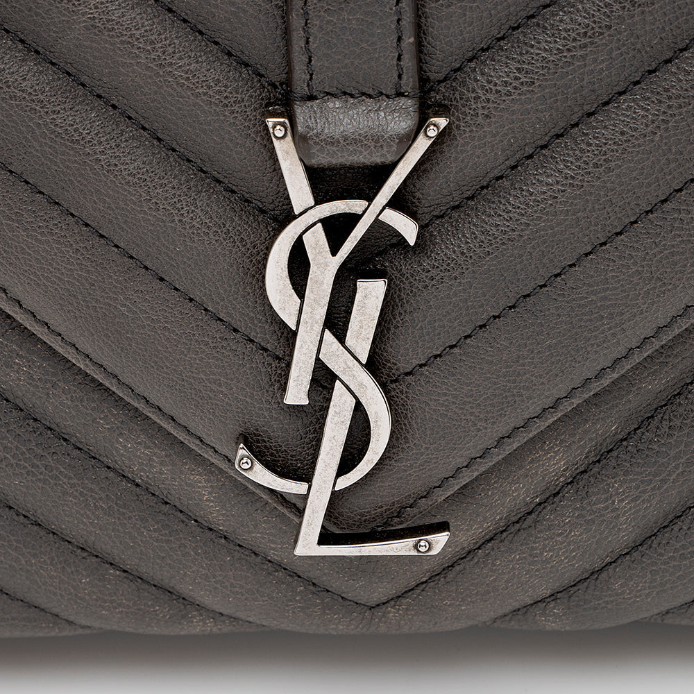 Saint Laurent Matelasse Calfskin Monogram Medium College Shoulder Bag 16571