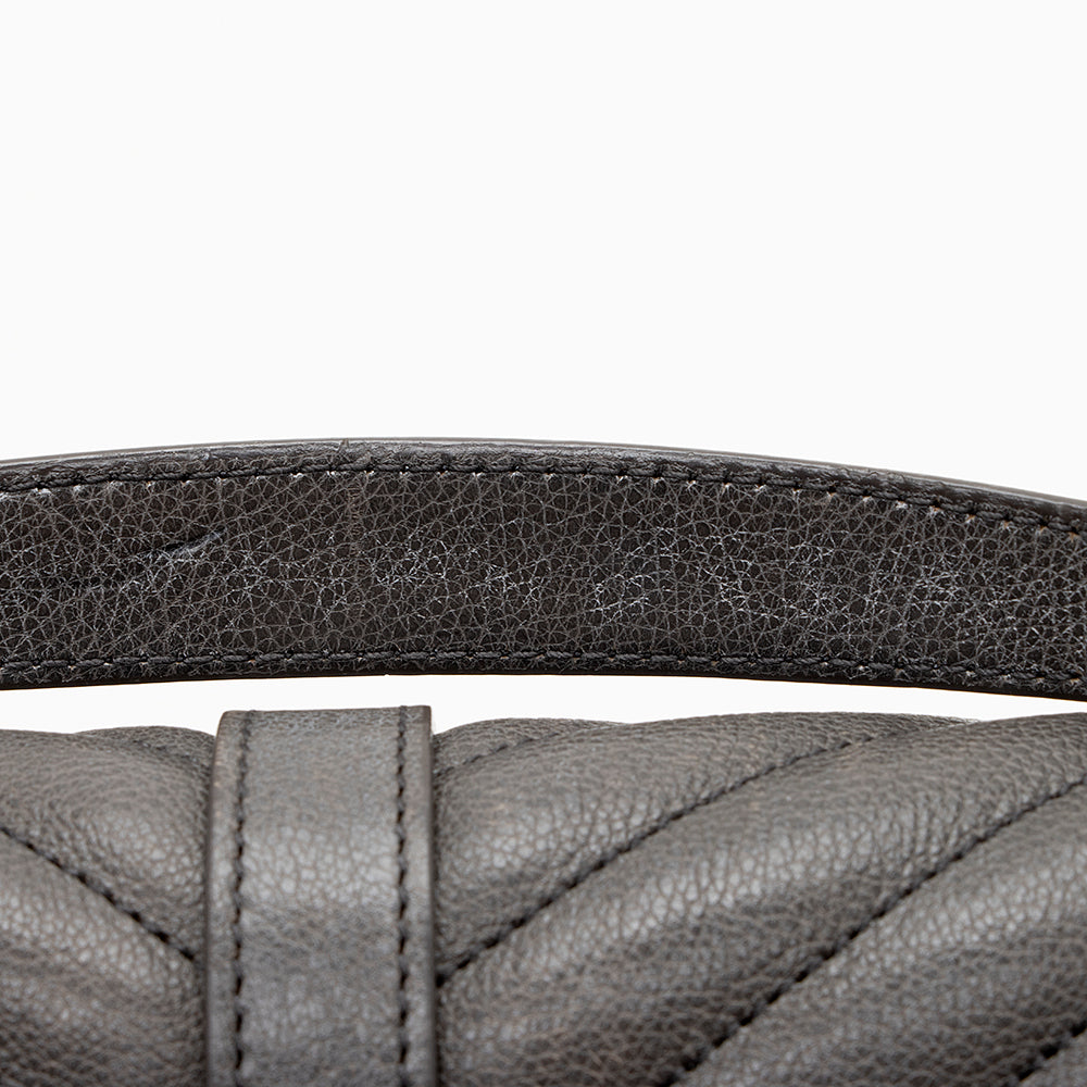 Saint Laurent Matelasse Calfskin Monogram Medium College Shoulder Bag 16571