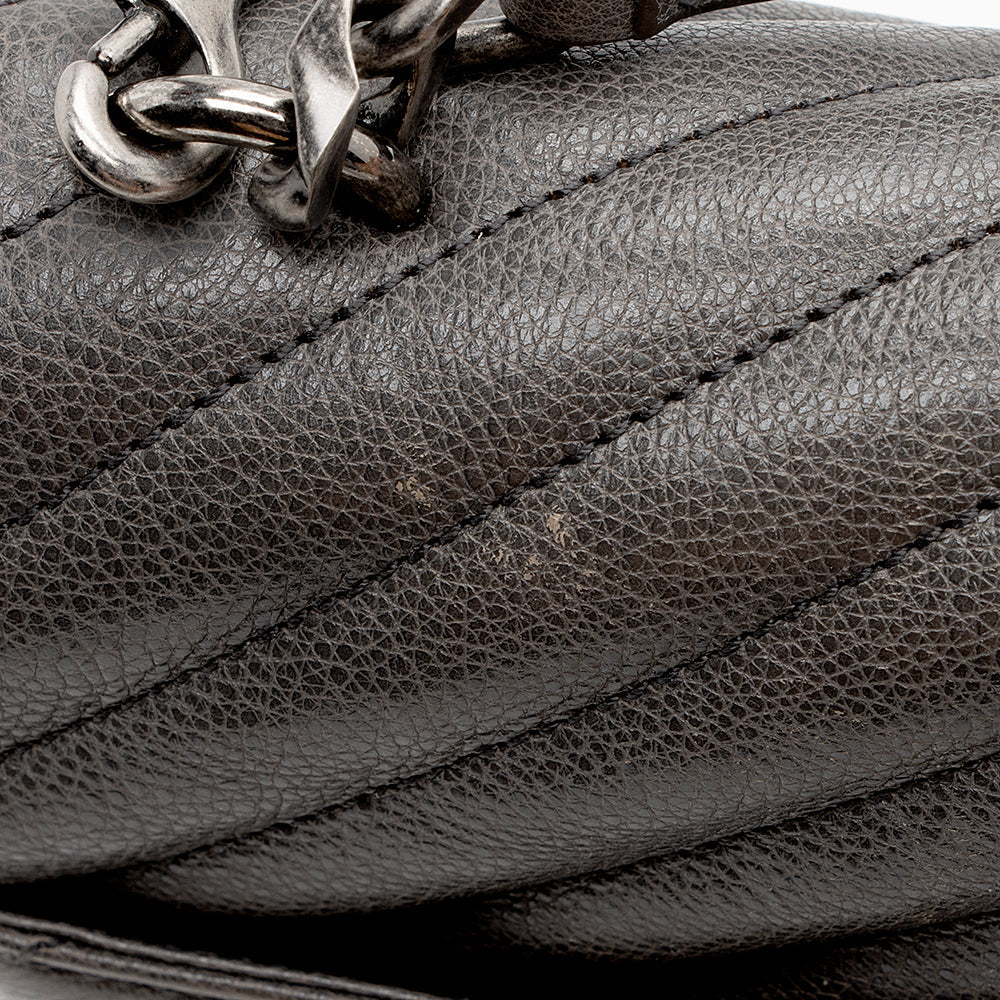Saint Laurent Matelasse Calfskin Monogram Medium College Shoulder Bag 16571
