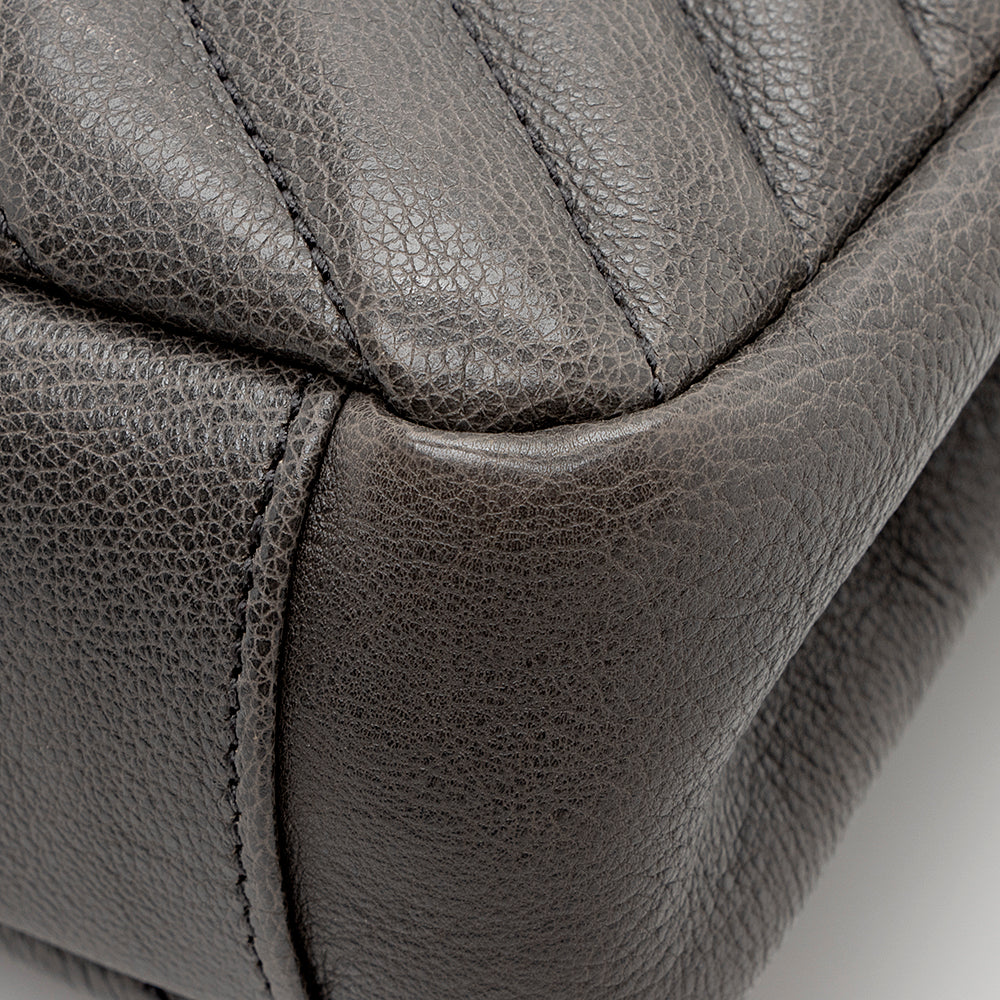 Saint Laurent Matelasse Calfskin Monogram Medium College Shoulder Bag 16571