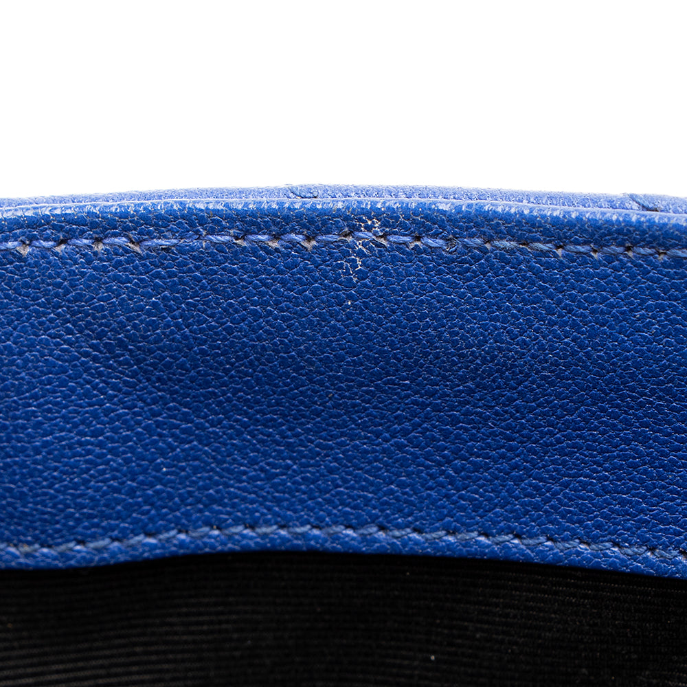 Saint Laurent Matelasse Calfskin Monogram College Medium Shoulder Bag 19462