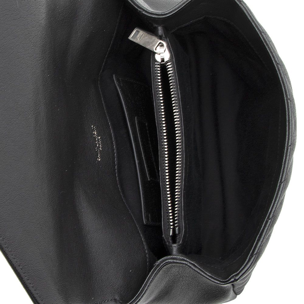 Saint Laurent Matelasse Calfskin Monogram Medium College Top Handle Bag 20778