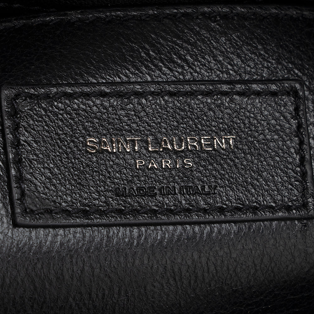 Saint Laurent Matelasse Calfskin Monogram Medium College Top Handle Bag 20778