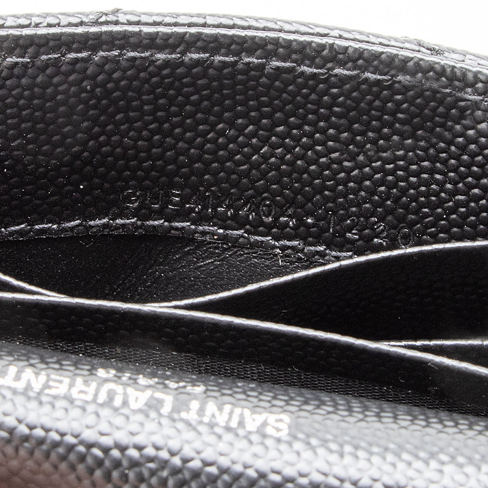 Saint Laurent Matelasse Grain de Poudre French Wallet 19016
