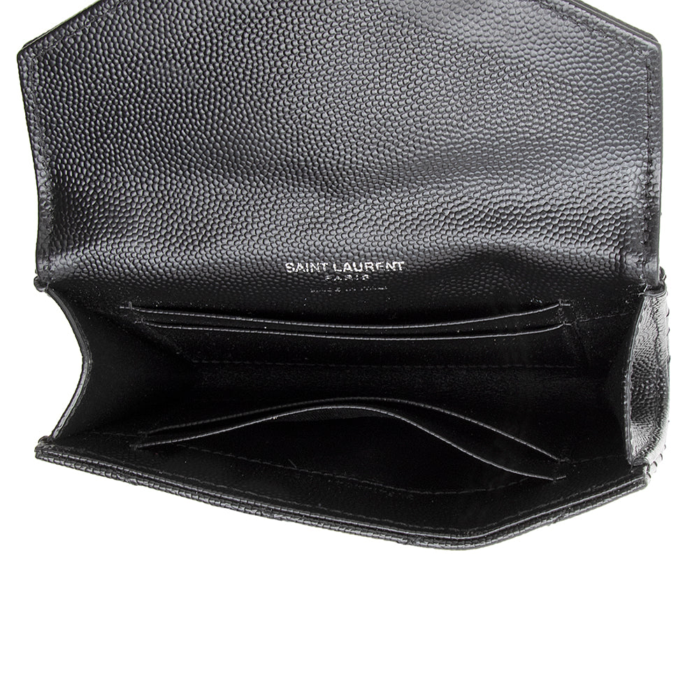 Saint Laurent Matelasse Grain de Poudre French Wallet 19016