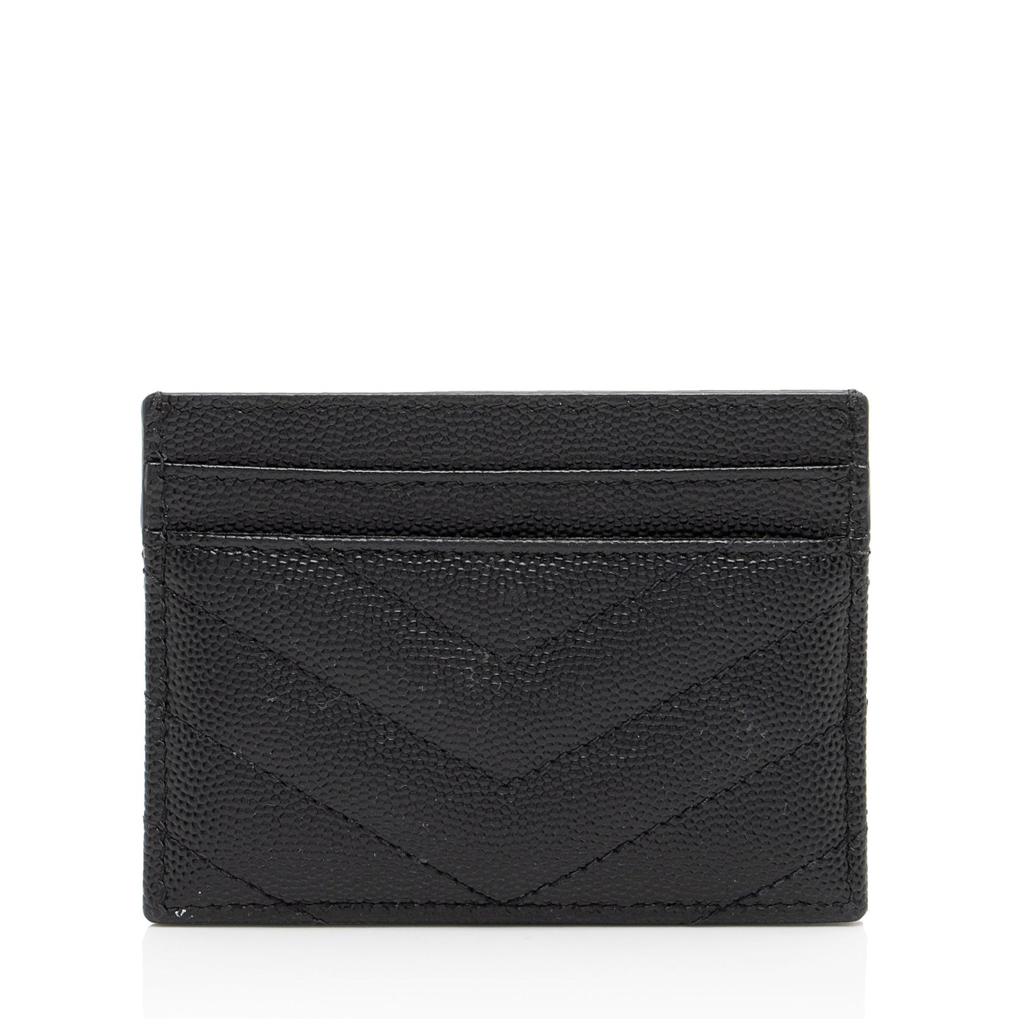 Saint Laurent Matelasse Grain de Poudre Monogram Card Case Kamwcq