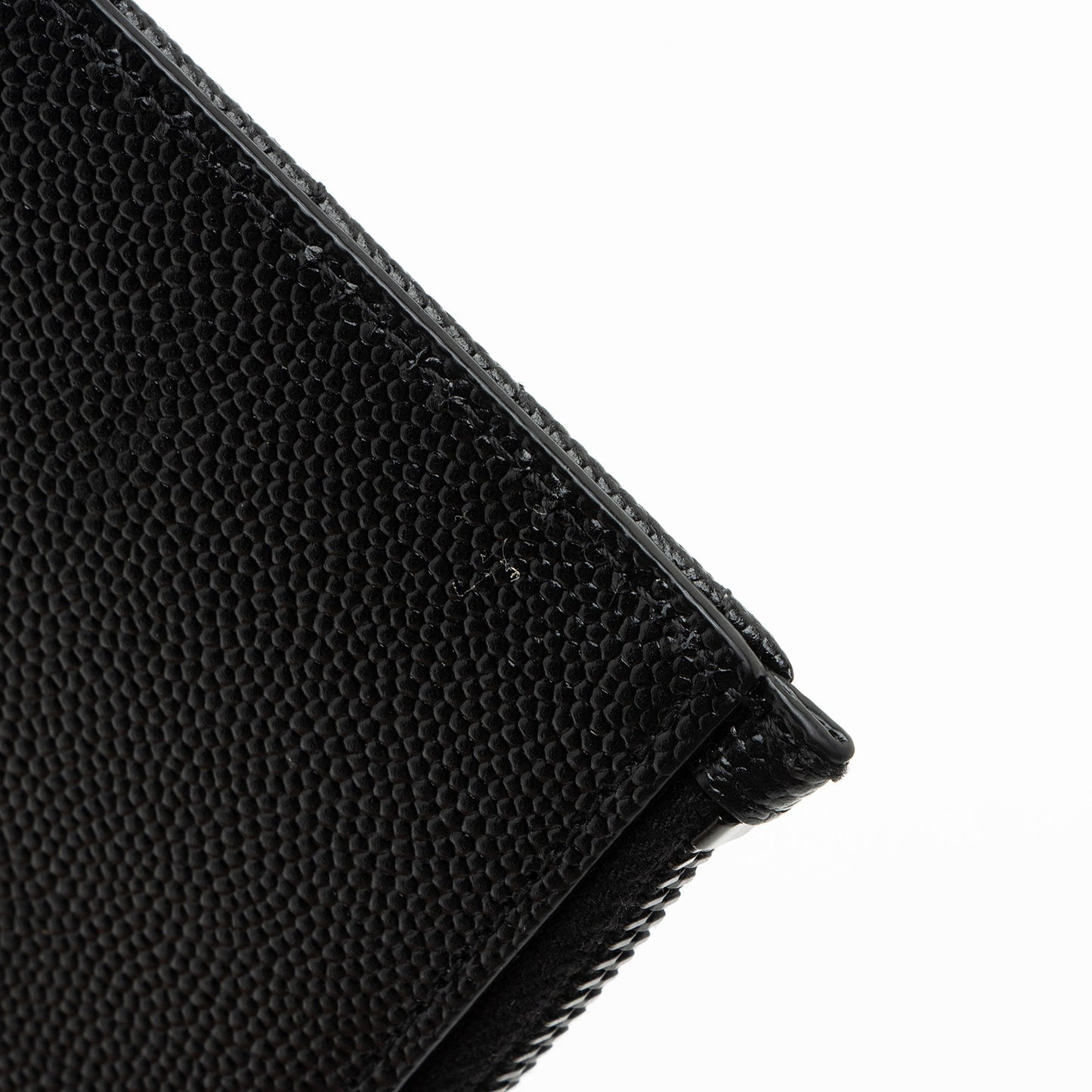 Saint Laurent Matelasse Grain de Poudre Monogram Fragments Zipper Card Case sDlJPU