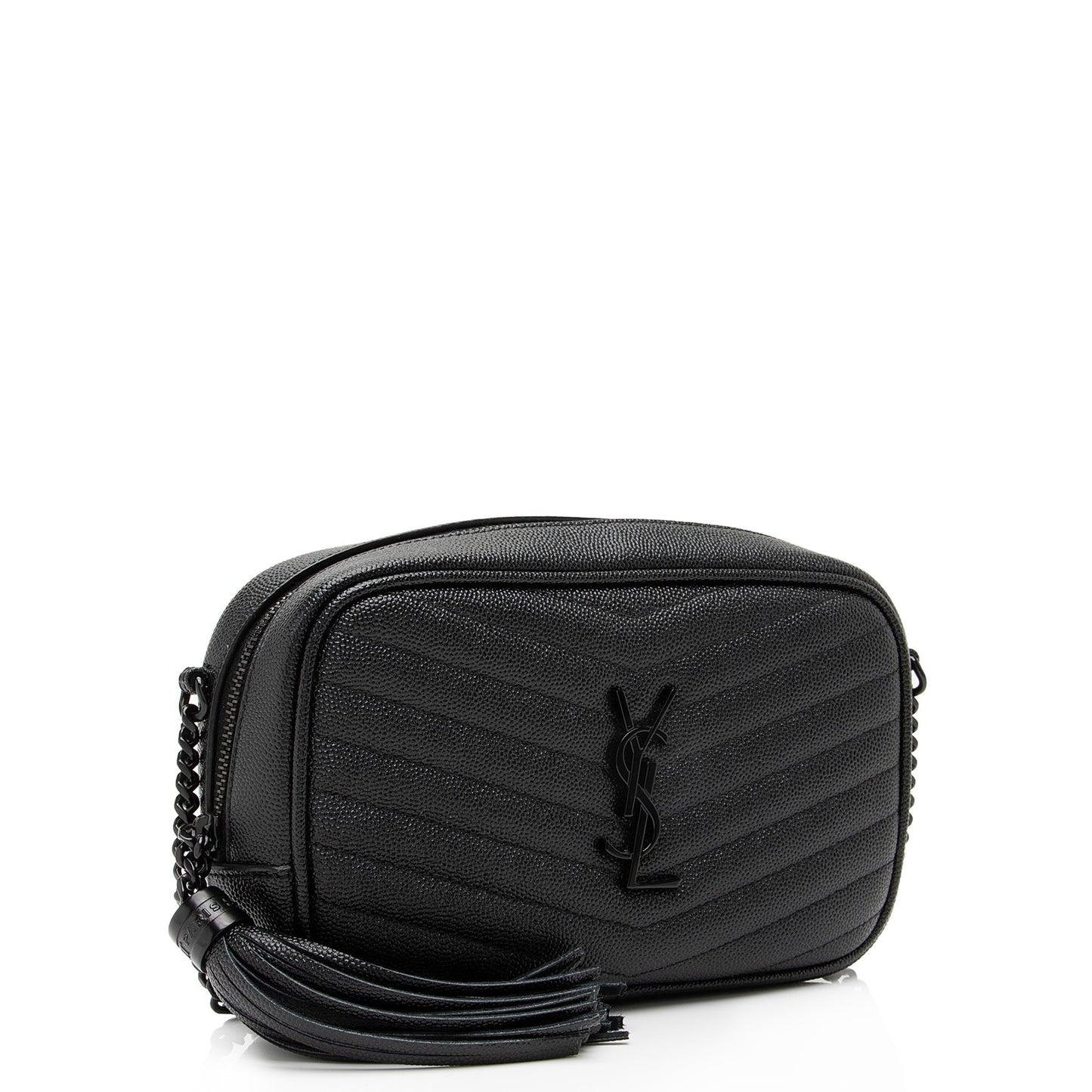 Saint Laurent Matelasse Grain de Poudre Monogram Lou Mini Camera Bag OVTrYb