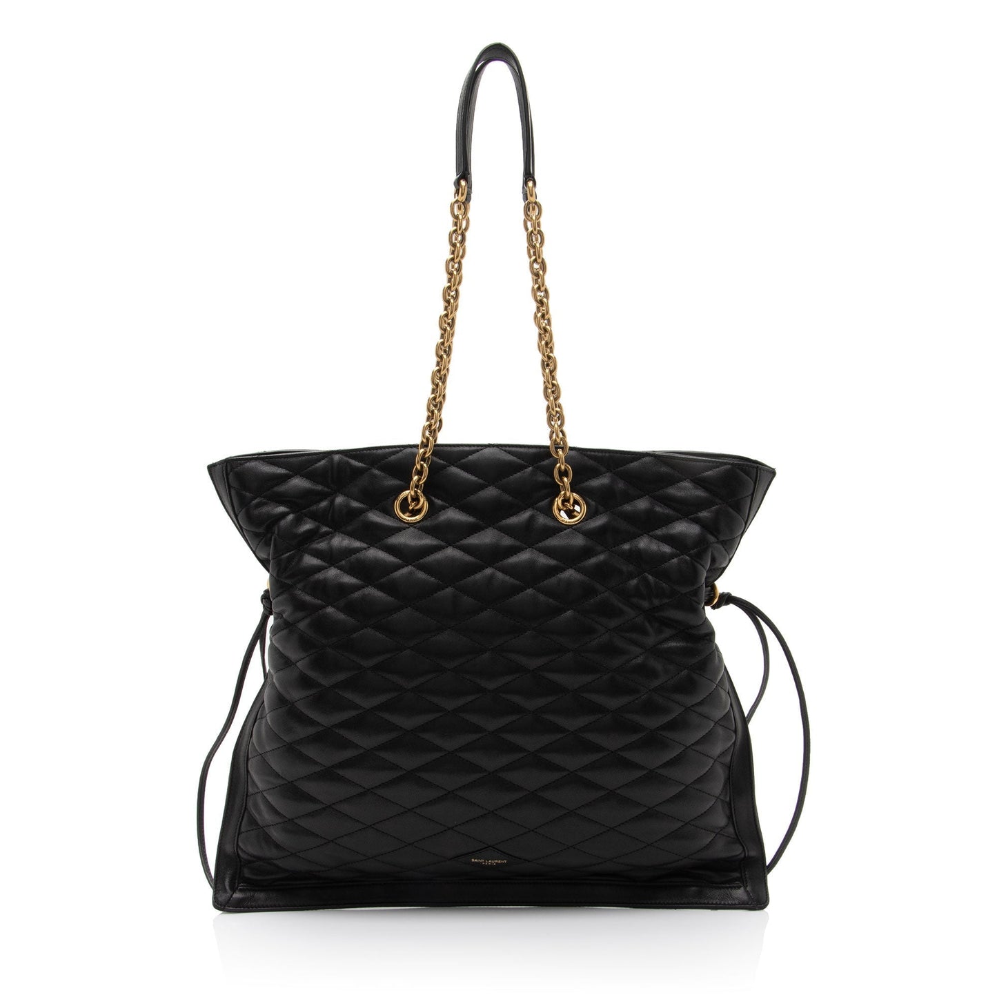 Saint Laurent Matelasse Quilted YSL Pochon Drawstring Tote EoGX4B