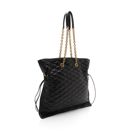 Saint Laurent Matelasse Quilted YSL Pochon Drawstring Tote EoGX4B