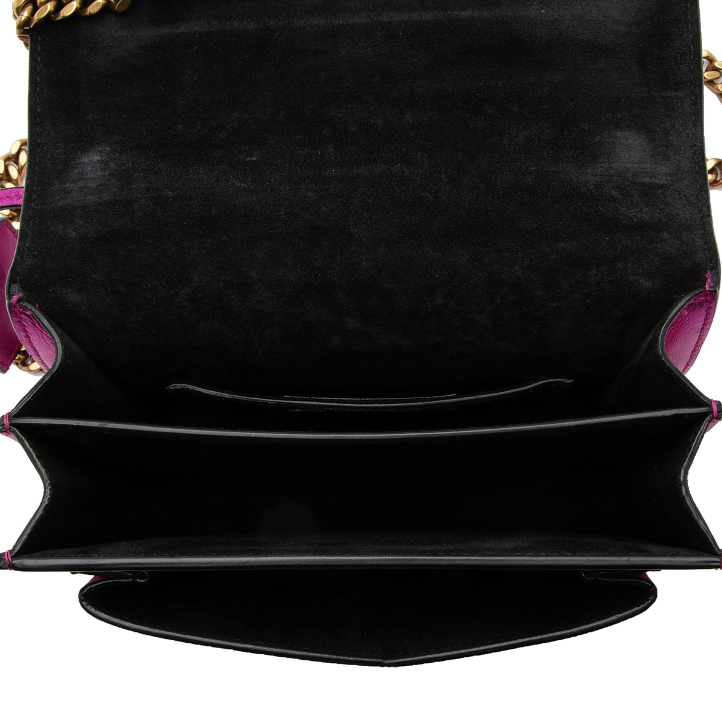 Saint Laurent Metallic Calfskin Monogram Sunset Small Shoulder Bag UXPbK2