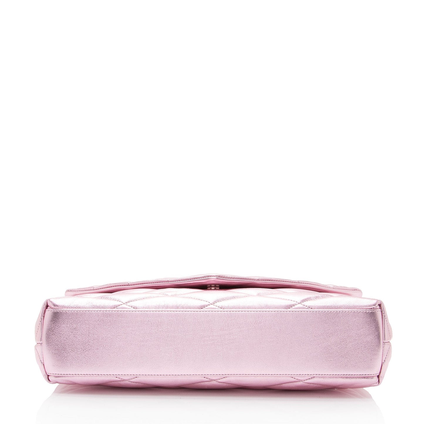 Saint Laurent Metallic Quilted Lambskin Puffer Sade Clutch dsF7Ye