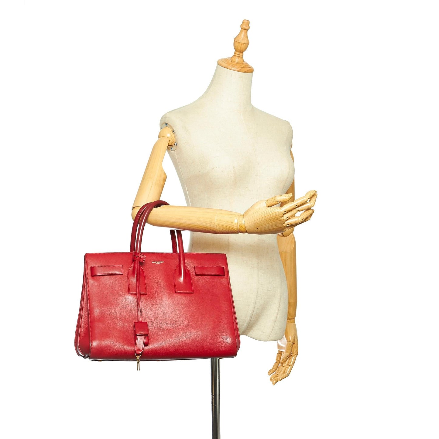 Saint Laurent Mini Sac De Jour Leather Handbag (SHG-18288