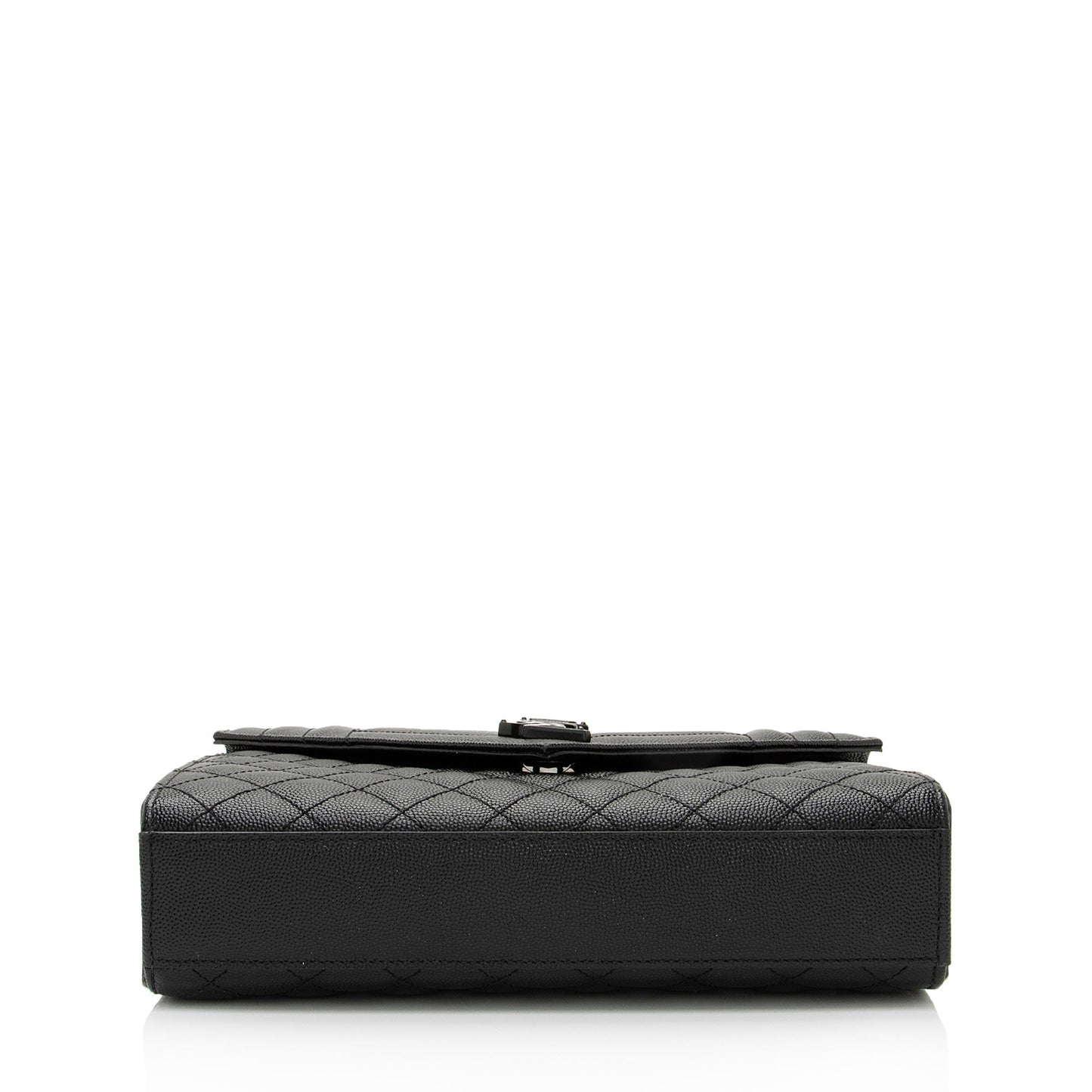 Saint Laurent Mixed Matelasse Grain de Poudre Monogram Medium Shoulder Bag nFM7Cy