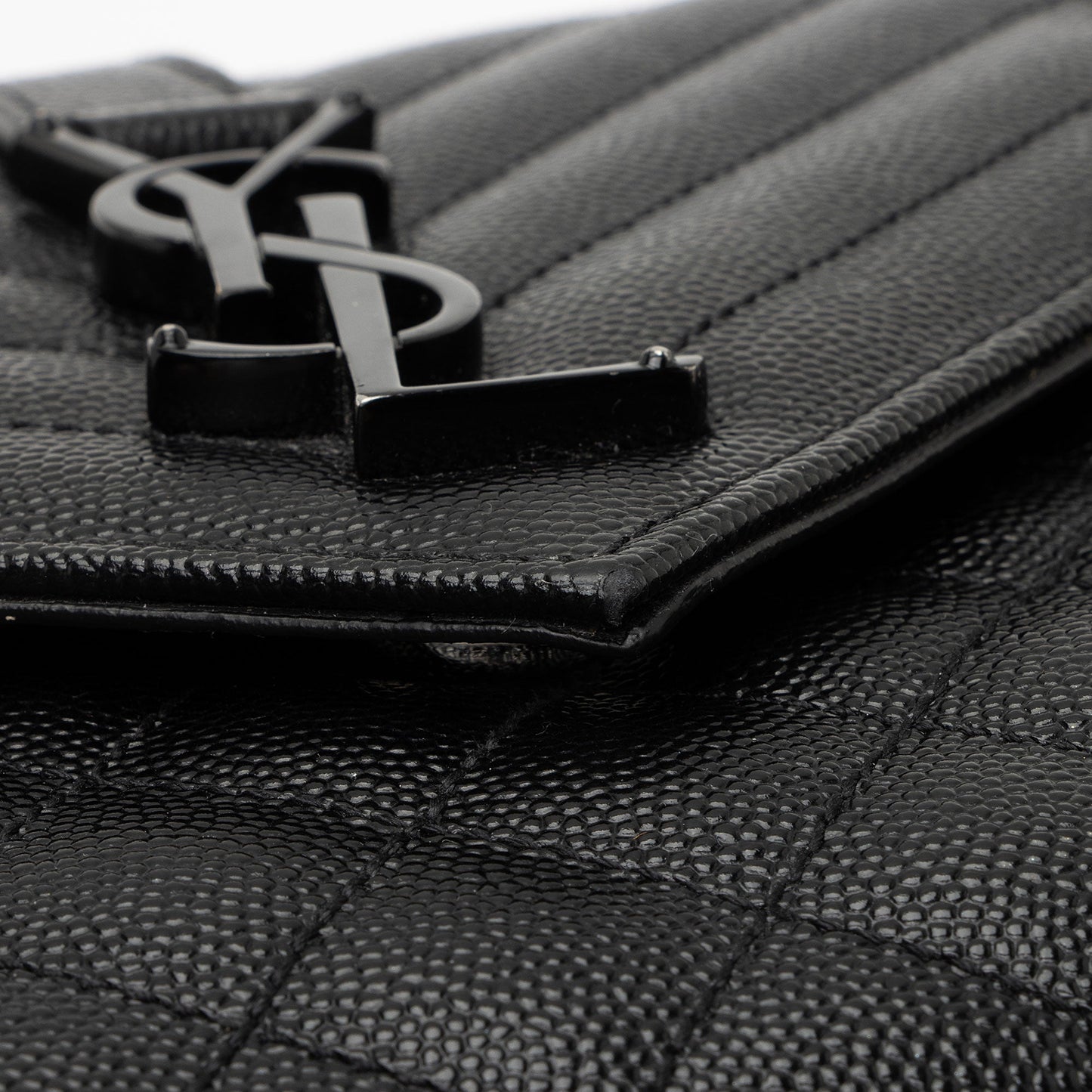 Saint Laurent Mixed Matelasse Grain de Poudre Monogram Medium Shoulder Bag nFM7Cy