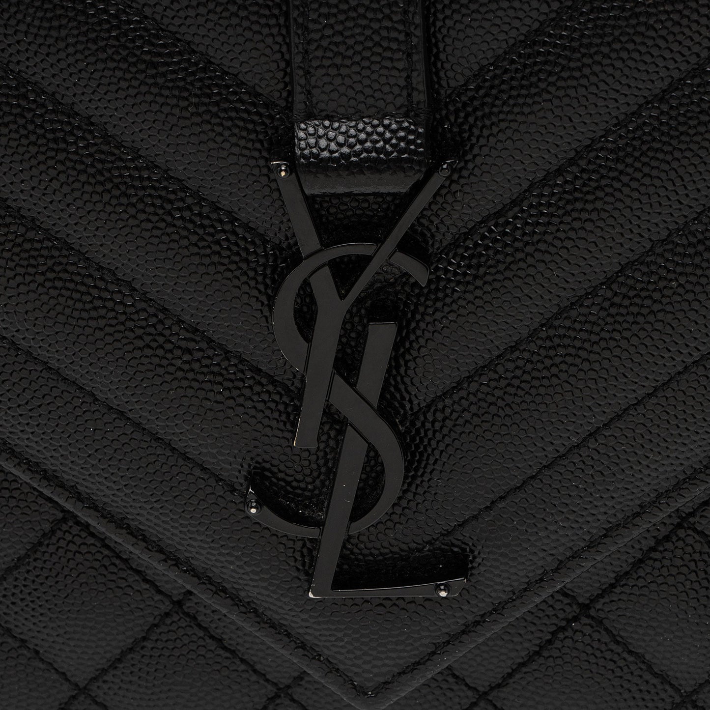 Saint Laurent Mixed Matelasse Grain de Poudre Monogram Medium Shoulder Bag nFM7Cy